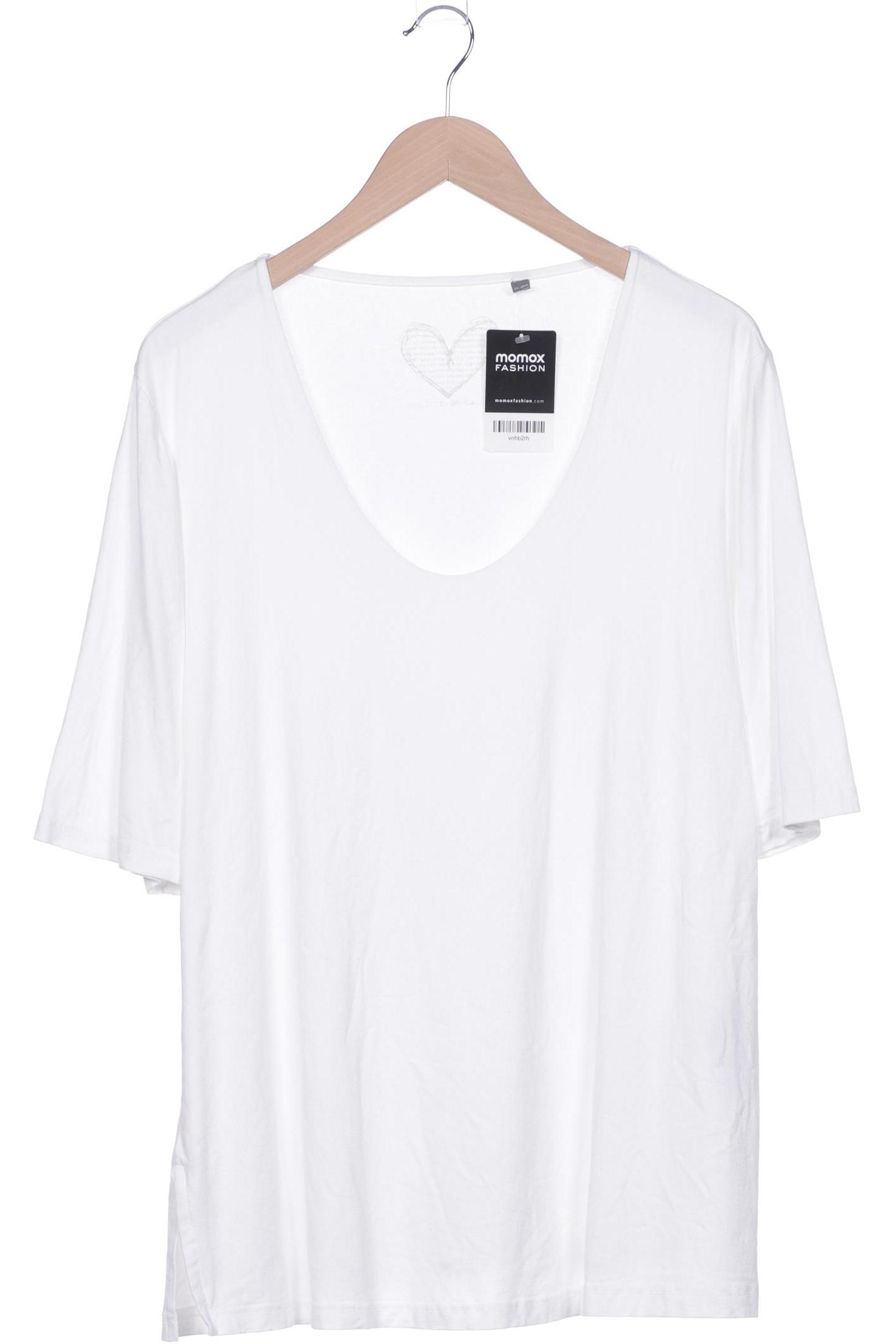 

Ulla Popken Damen T-Shirt, weiß, Gr. 46