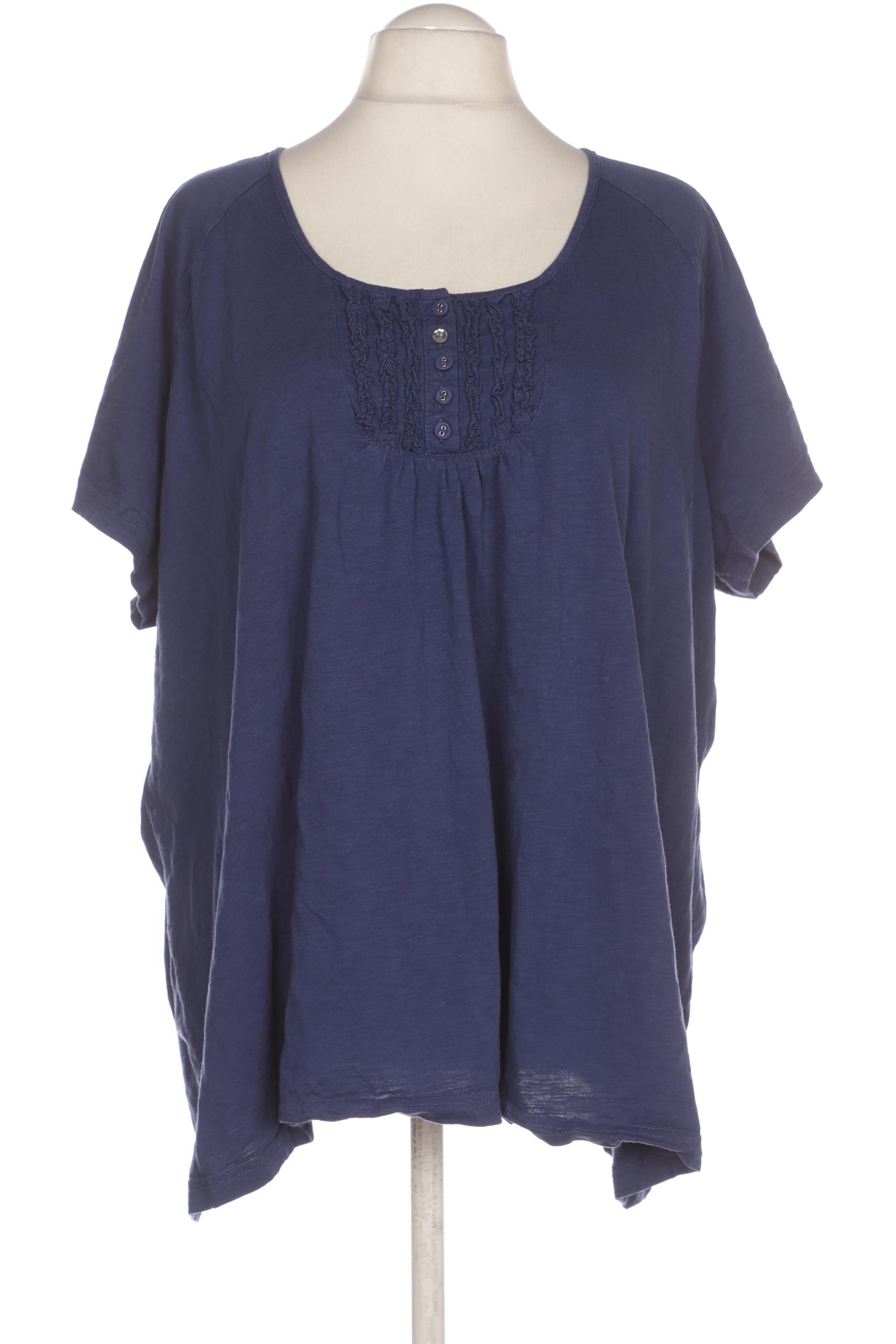 

Ulla Popken Damen T-Shirt, blau, Gr. 58