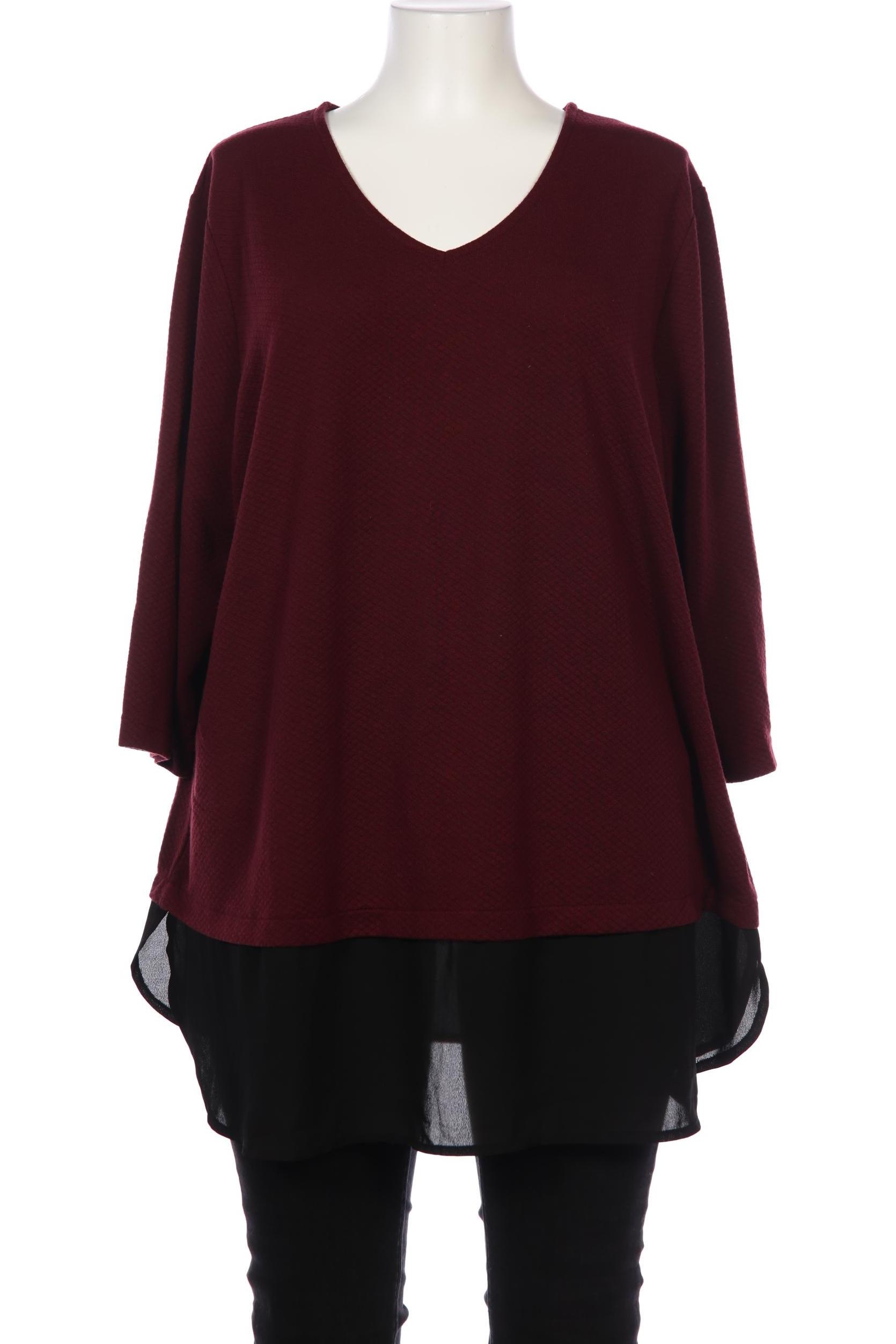 

Ulla Popken Damen Sweatshirt, bordeaux, Gr. 50