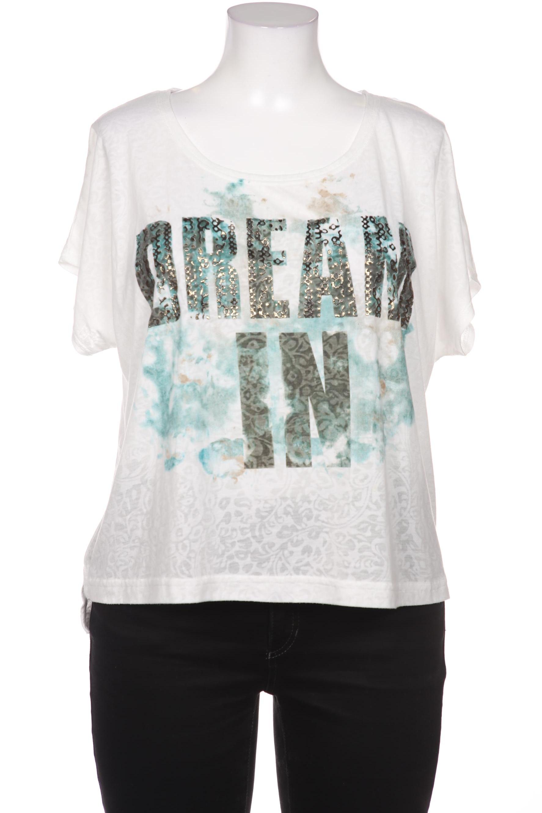 

Ulla Popken Damen T-Shirt, weiß, Gr. 48