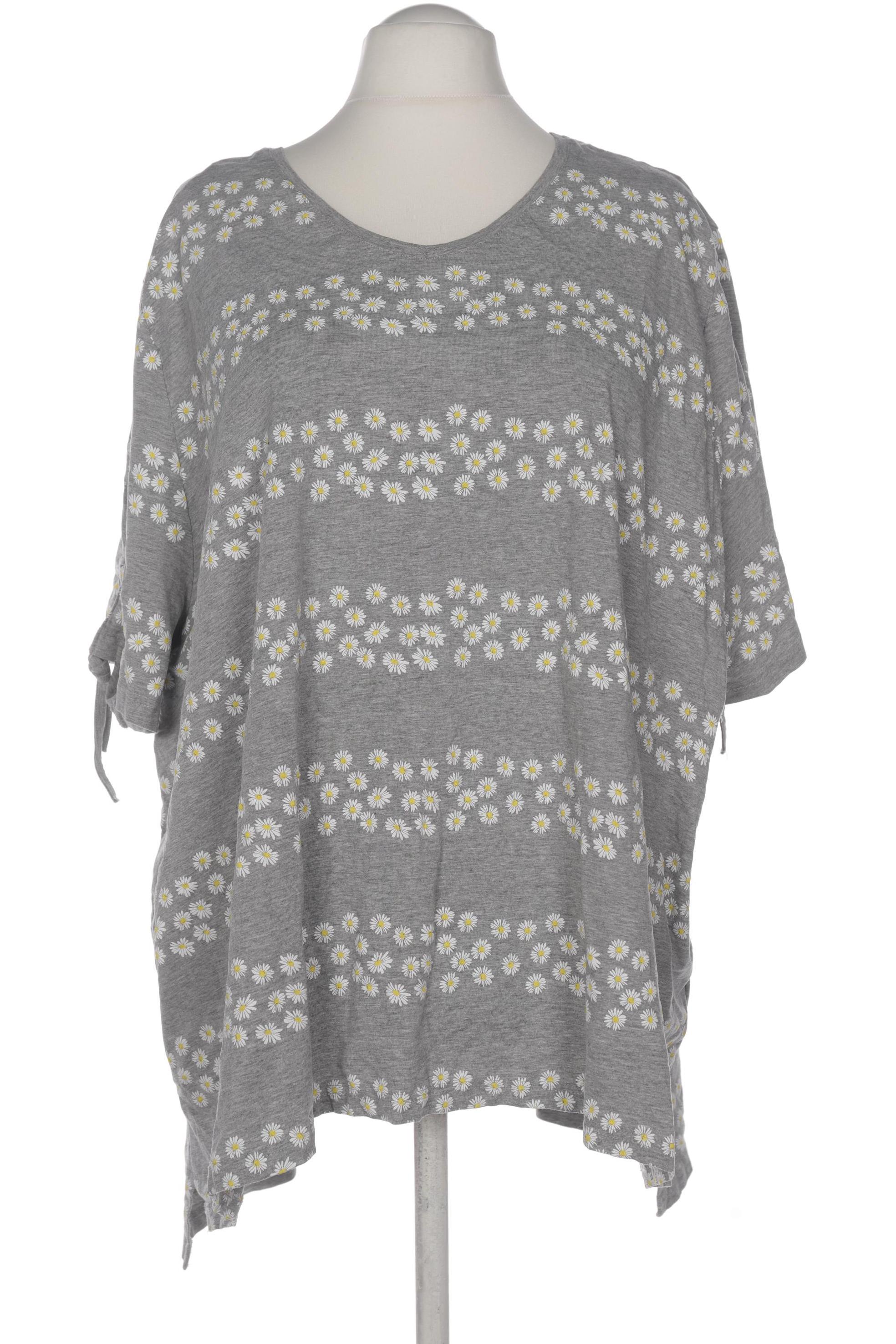 

Ulla Popken Damen T-Shirt, grau, Gr. 62