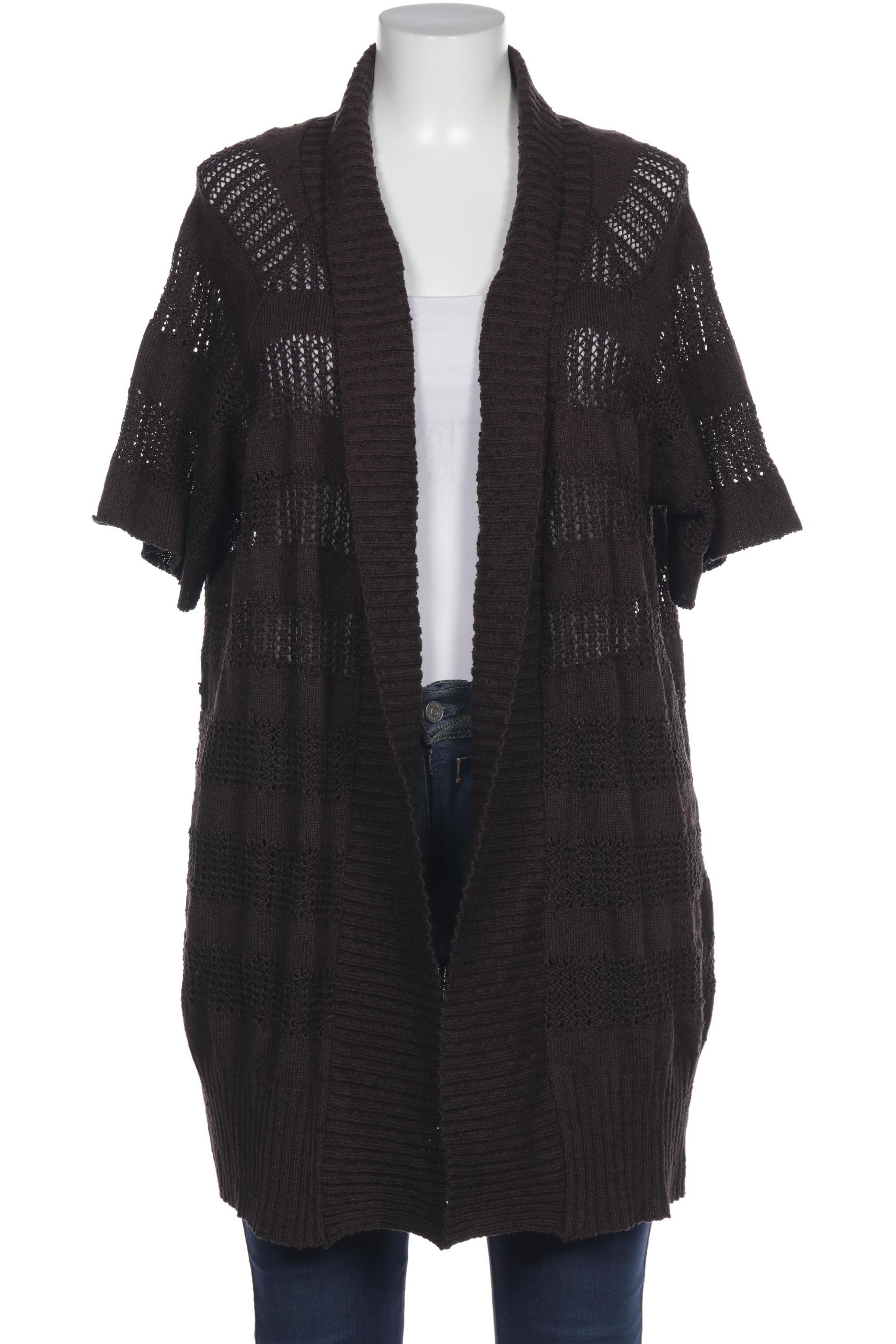 

Ulla Popken Damen Strickjacke, braun, Gr. 50