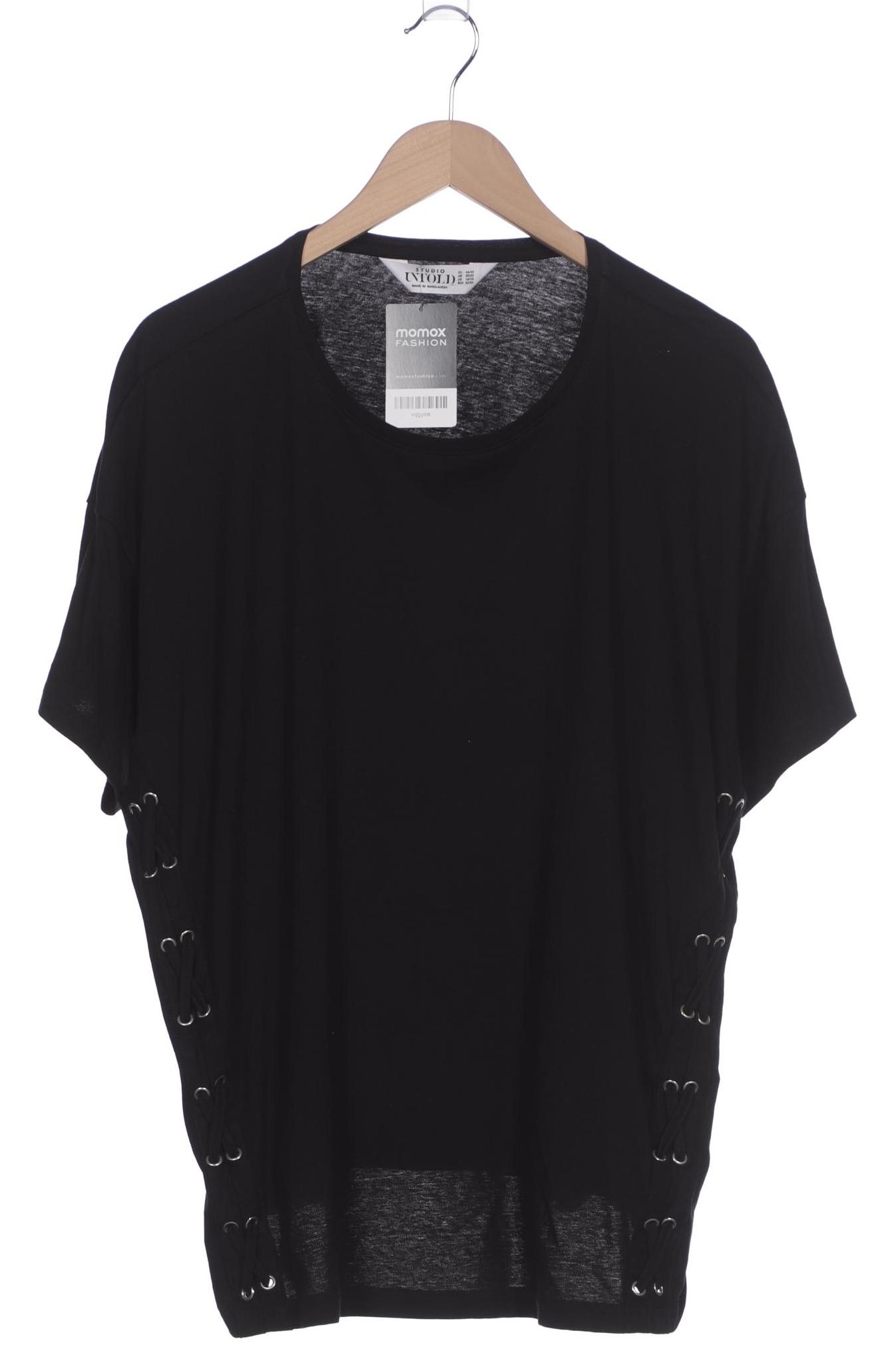 

Ulla Popken Damen T-Shirt, schwarz, Gr. 46
