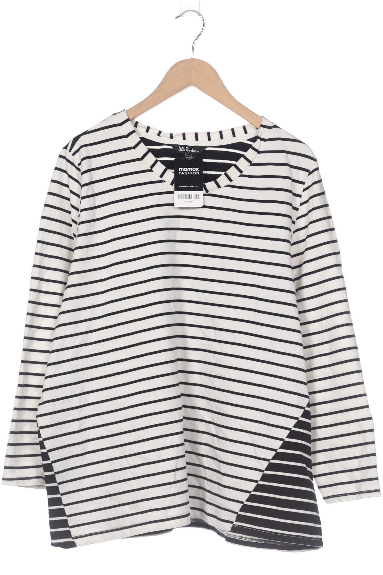 

Ulla Popken Damen Langarmshirt, weiß, Gr. 50