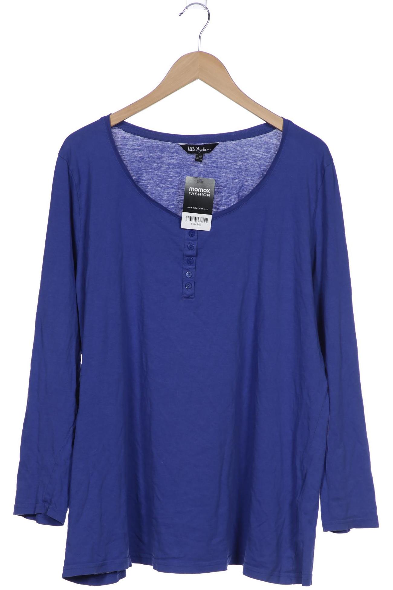 

Ulla Popken Damen Langarmshirt, blau, Gr. 50