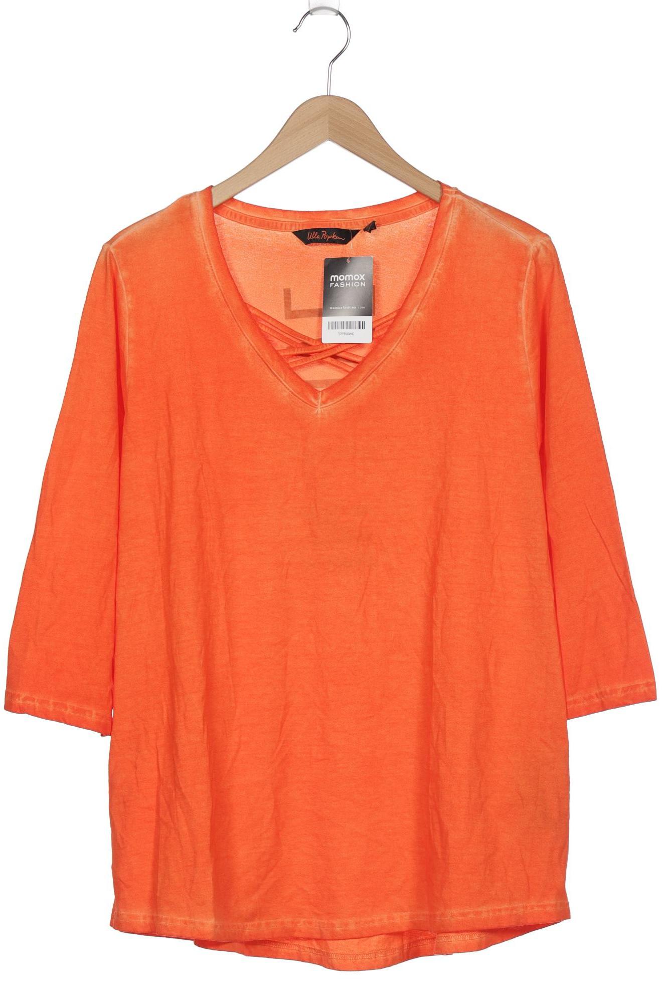 

Ulla Popken Damen Langarmshirt, orange, Gr. 46