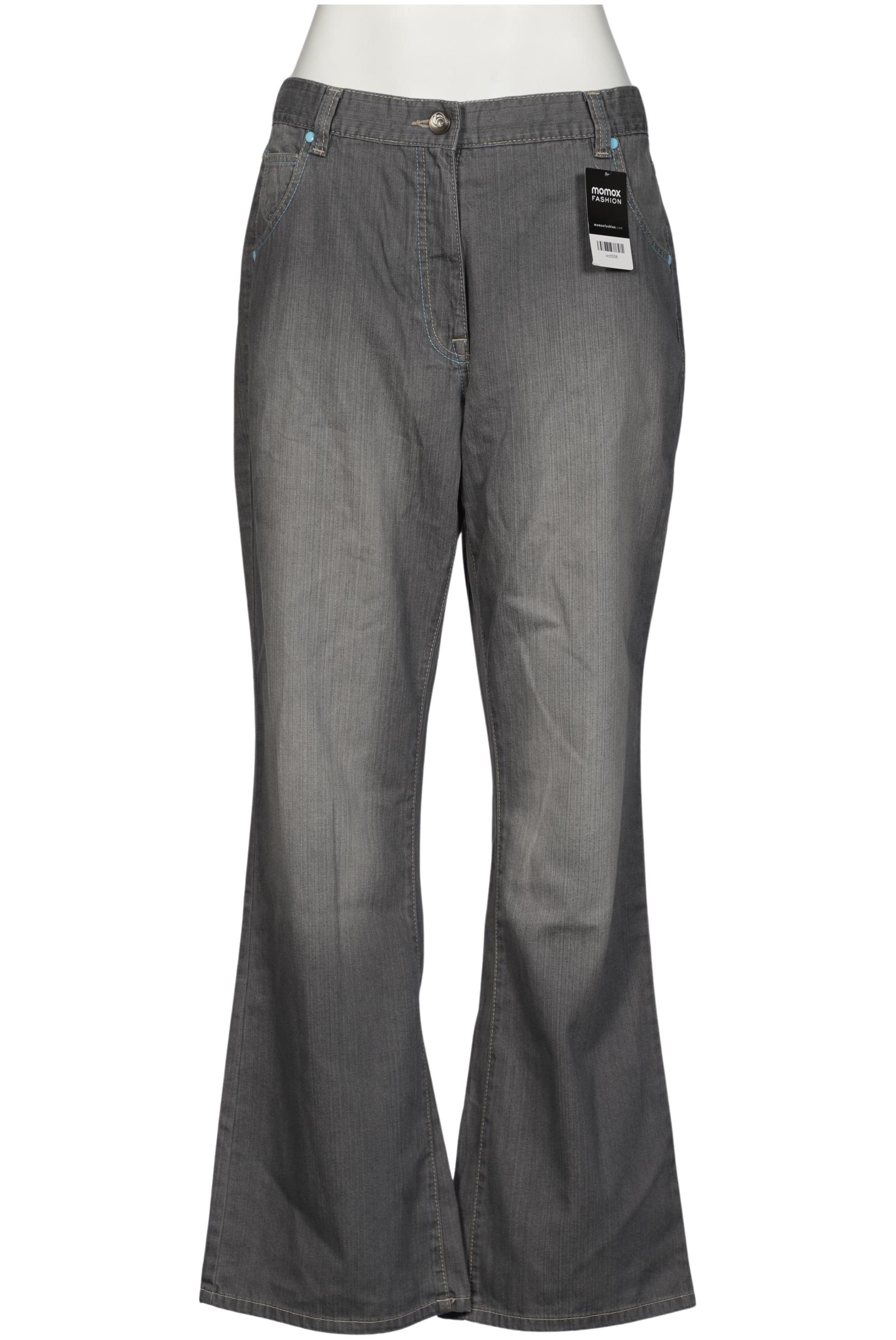 

Ulla Popken Damen Jeans, grau, Gr. 44