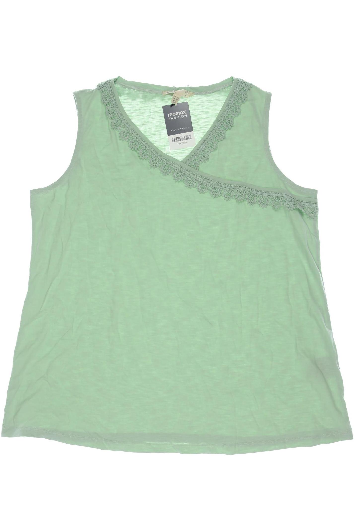 

Ulla Popken Damen Top, hellgrün, Gr. 46