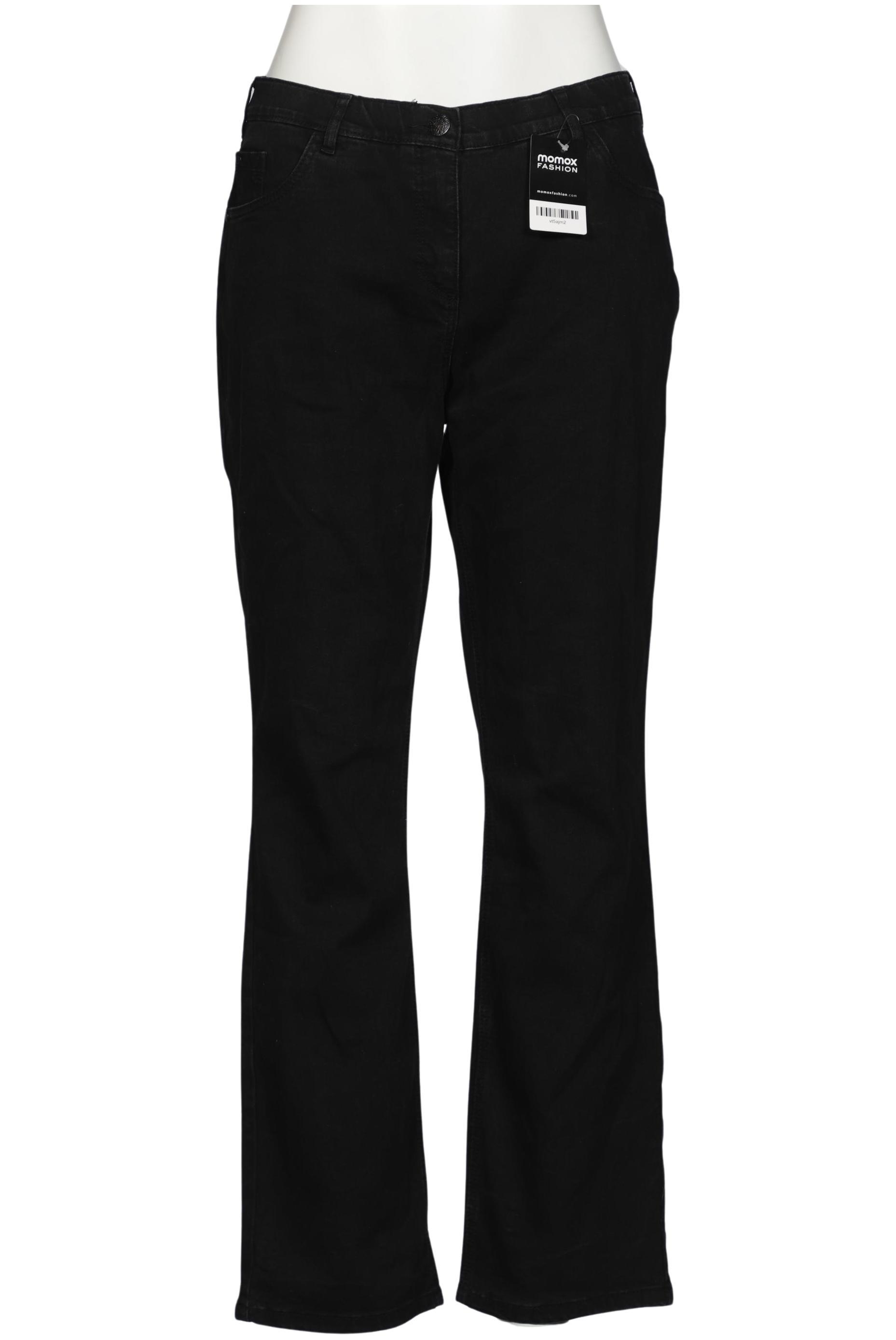 

Ulla Popken Damen Jeans, schwarz, Gr. 46