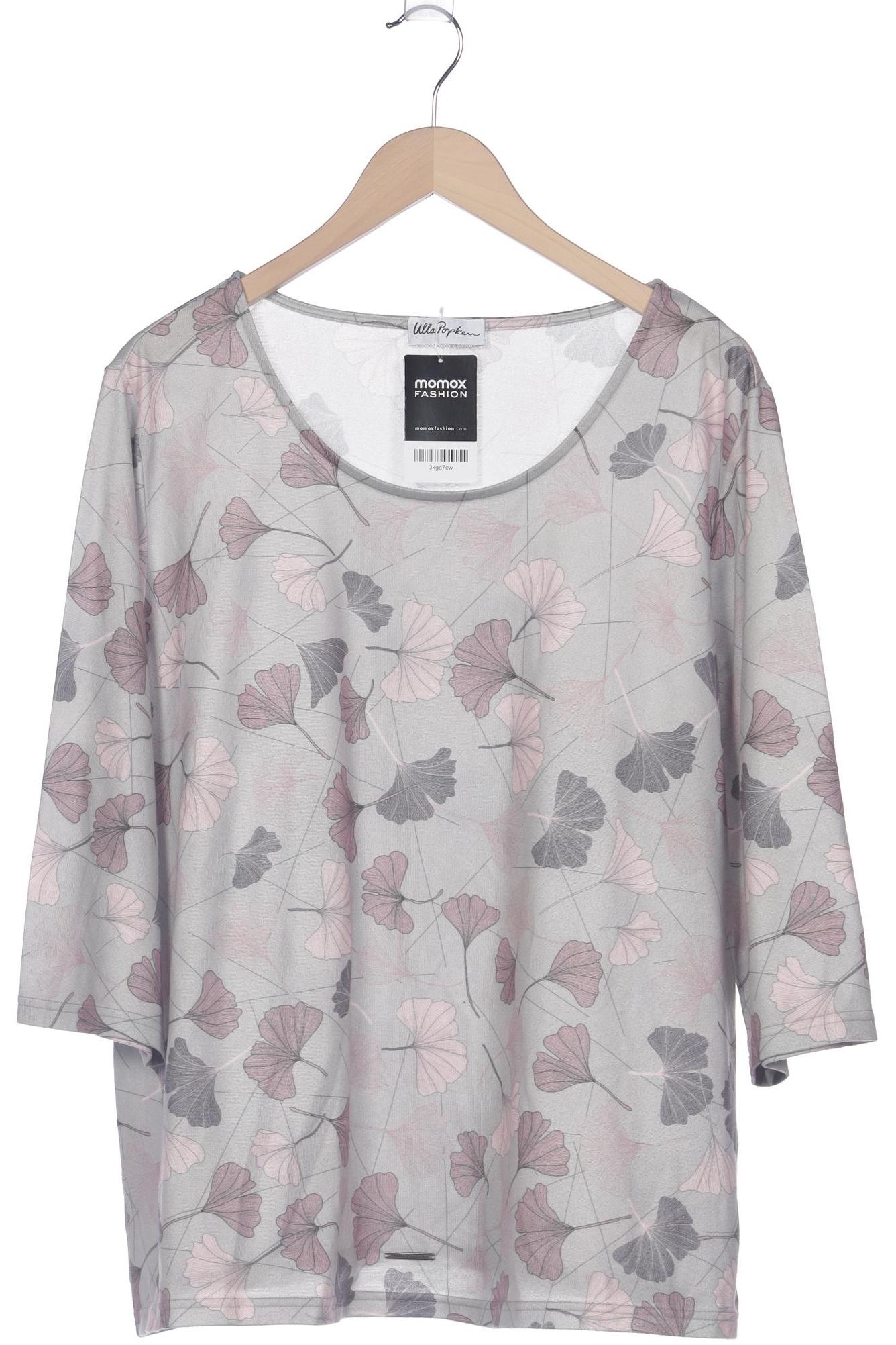 

Ulla Popken Damen Langarmshirt, grau, Gr. 48