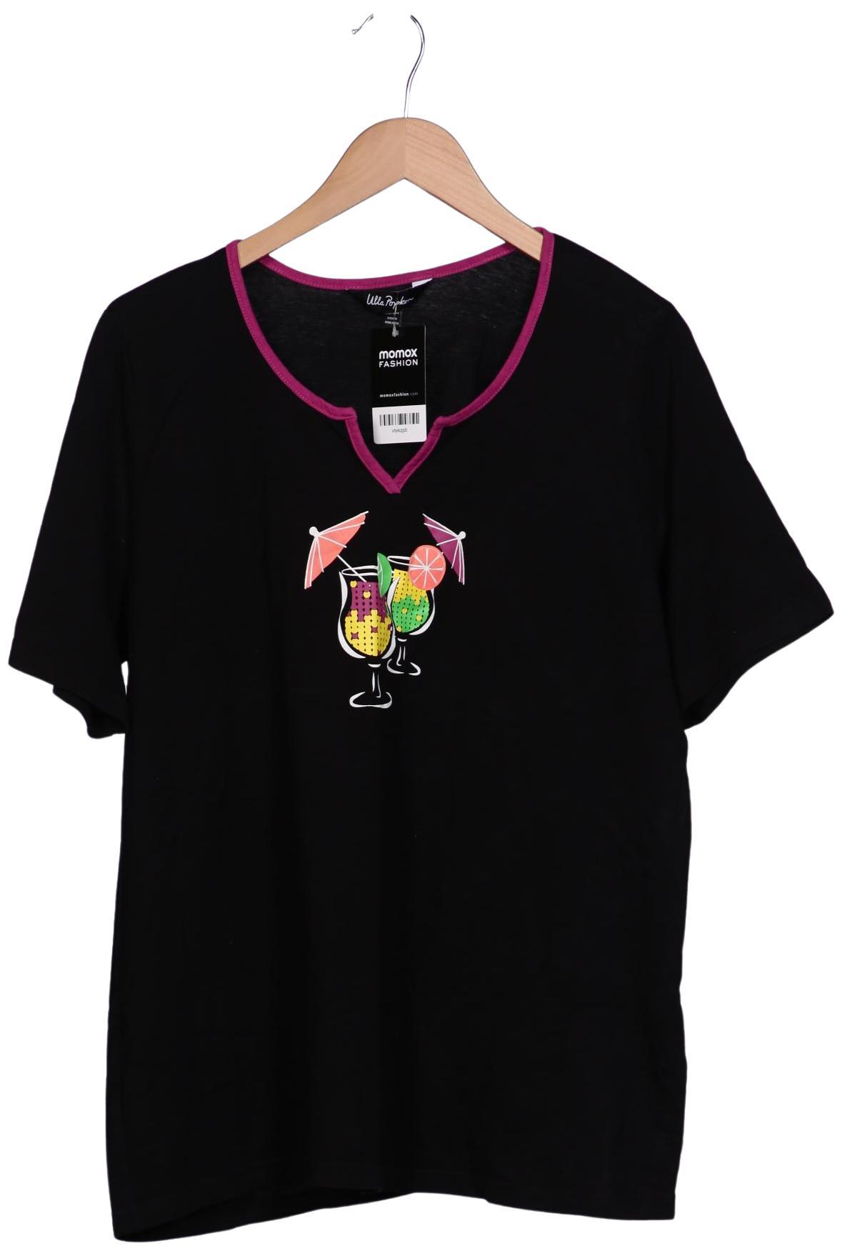 

Ulla Popken Damen T-Shirt, schwarz, Gr. 46