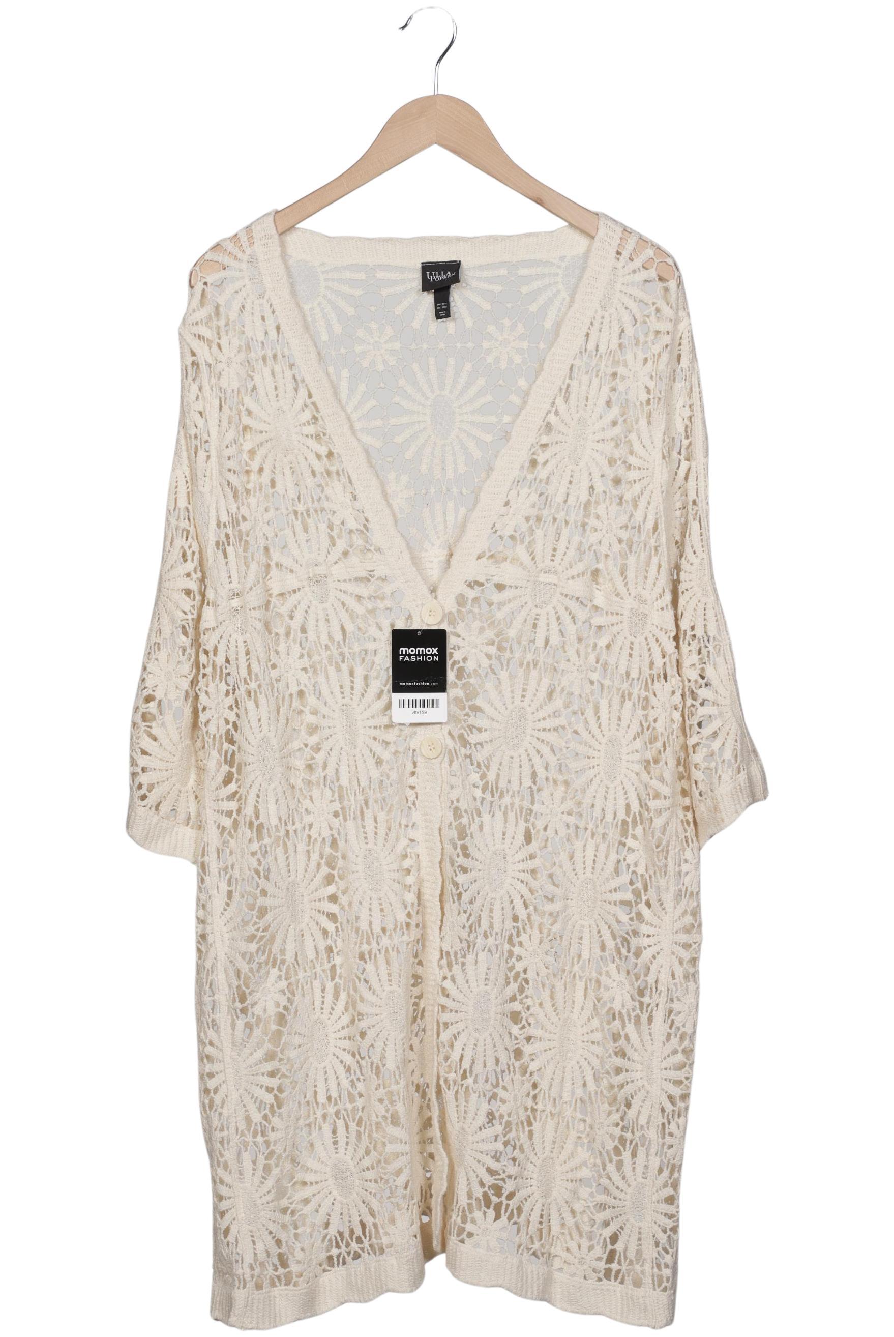 

Ulla Popken Damen Strickjacke, cremeweiß, Gr. 50