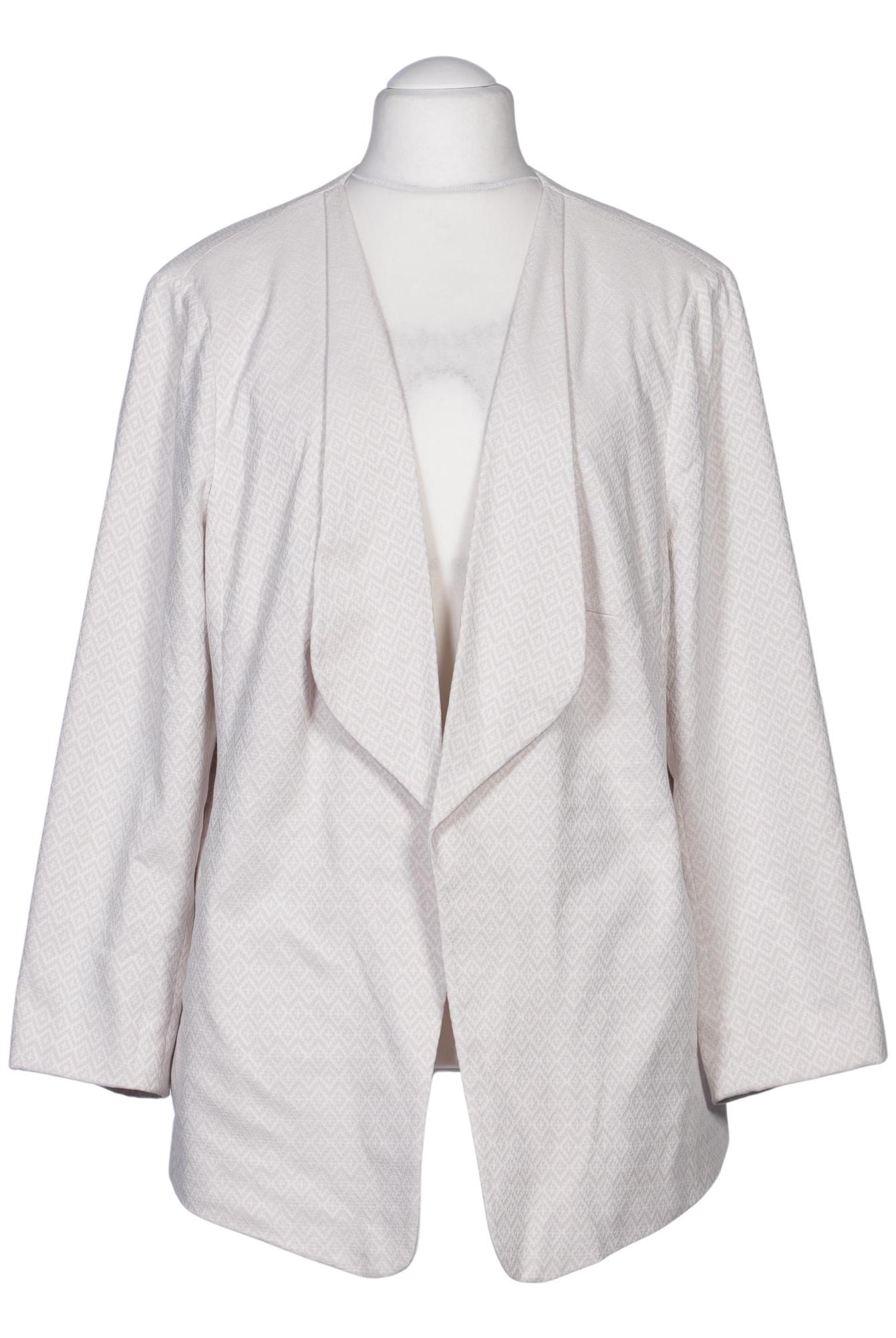 

Ulla Popken Damen Blazer, cremeweiß, Gr. 52