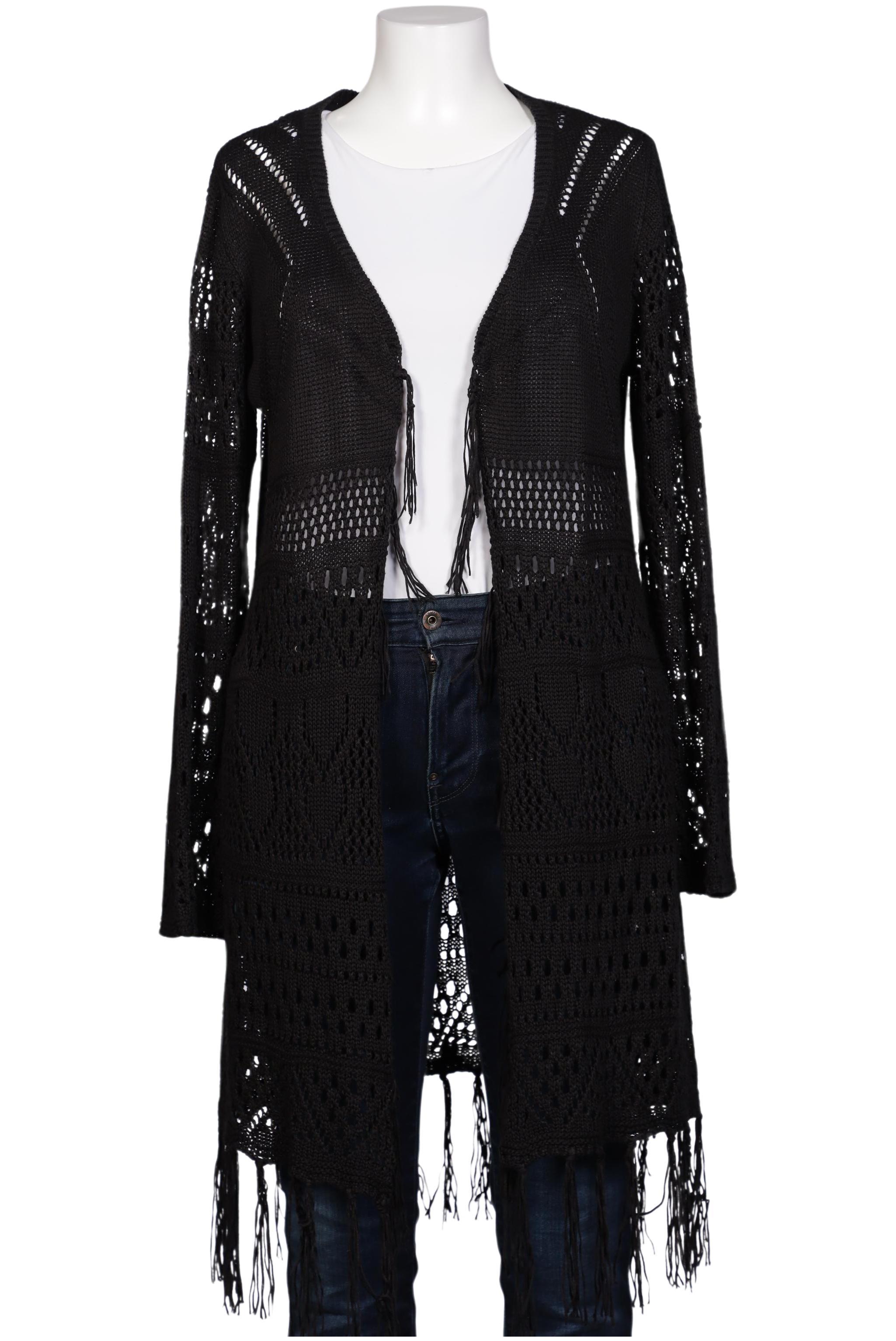 

Ulla Popken Damen Strickjacke, schwarz, Gr. 46