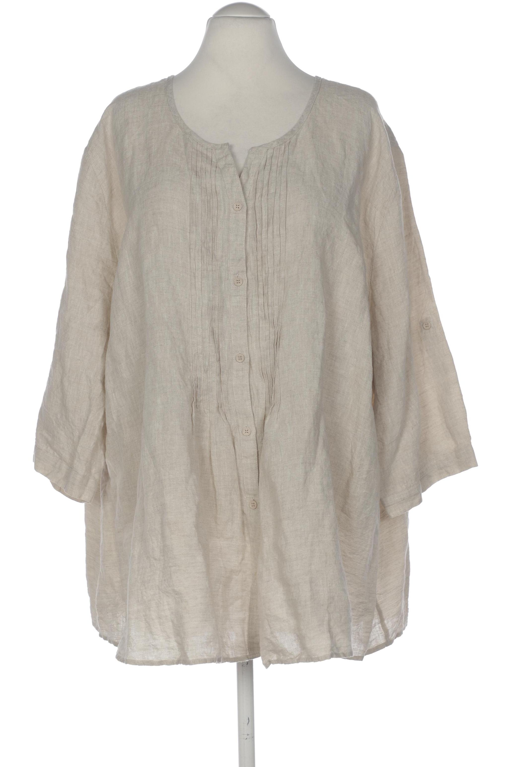 

Ulla Popken Damen Bluse, beige, Gr. 56