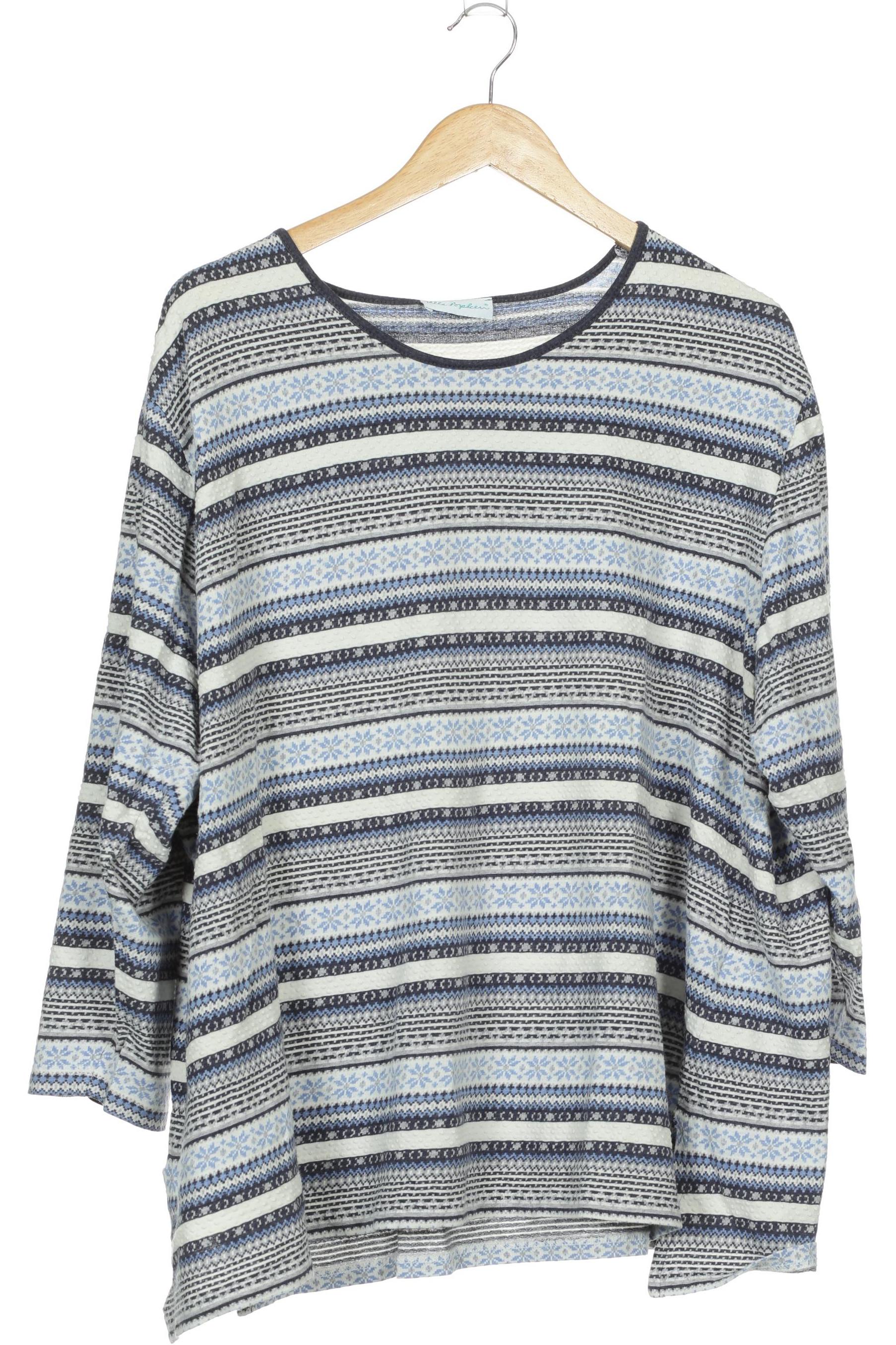 

Ulla Popken Damen Langarmshirt, blau, Gr. 54