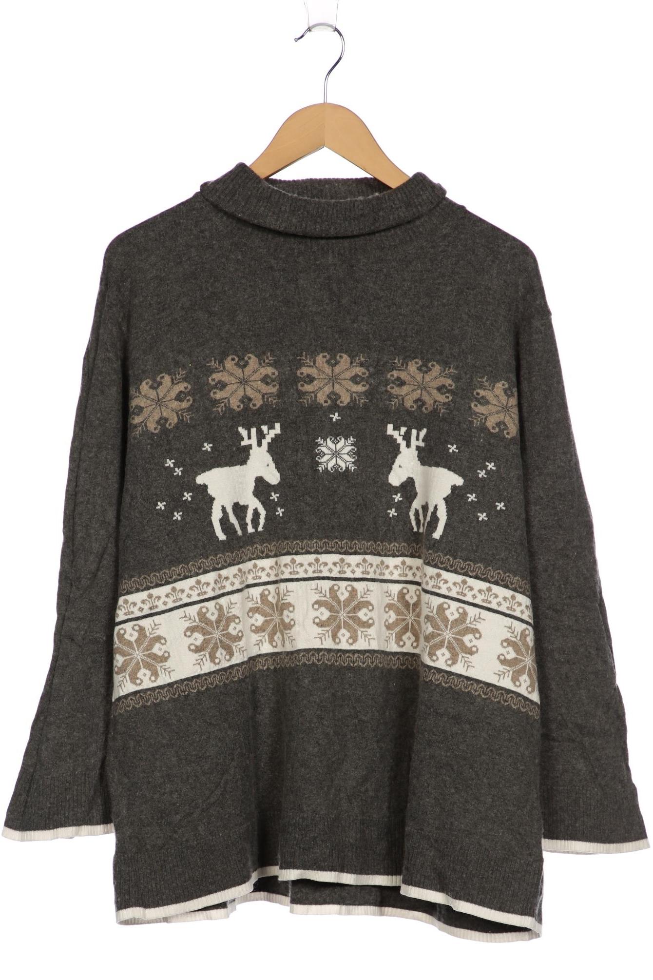 

Ulla Popken Damen Pullover, grau, Gr. 54