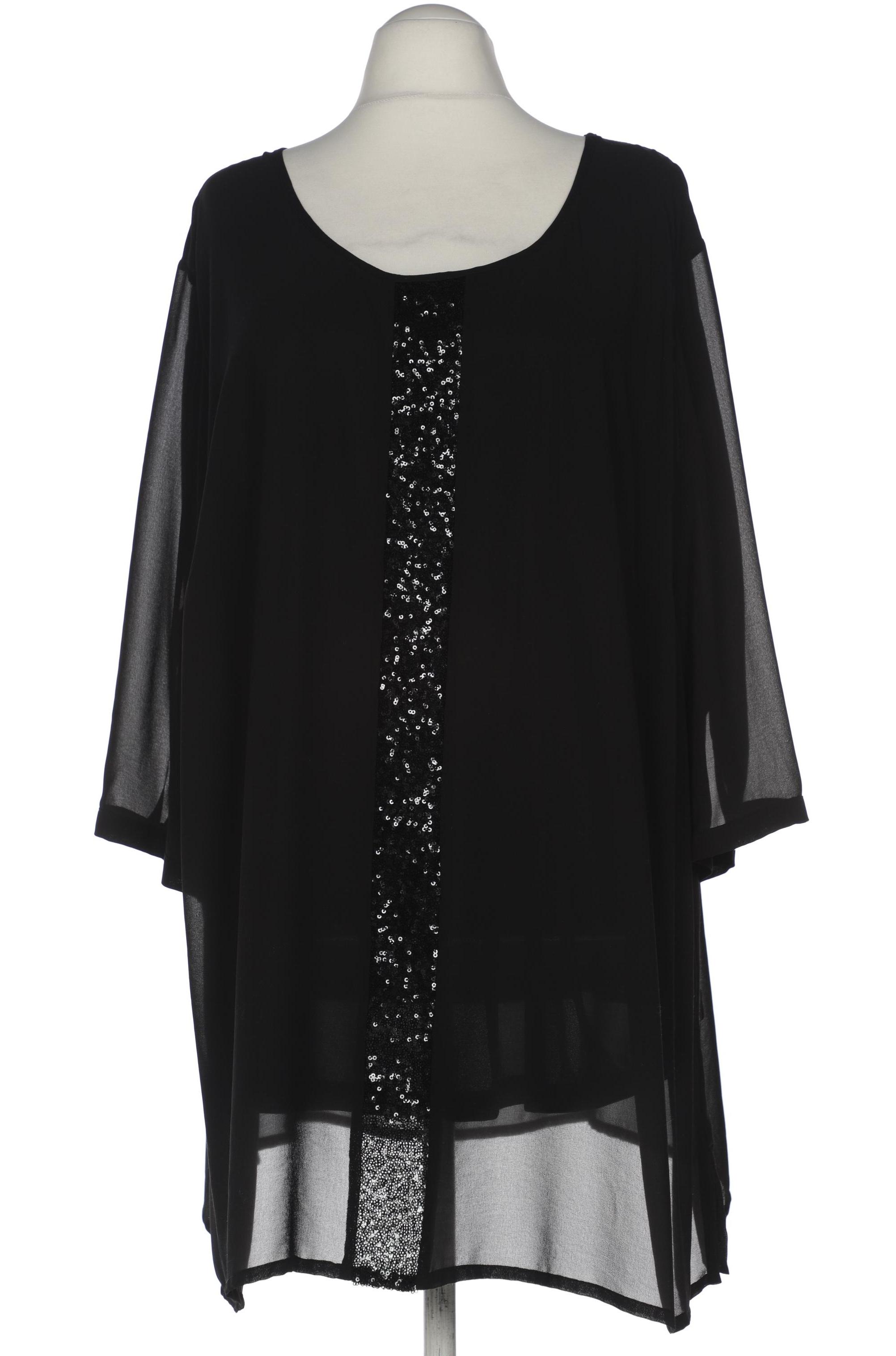 

Ulla Popken Damen Bluse, schwarz, Gr. 58
