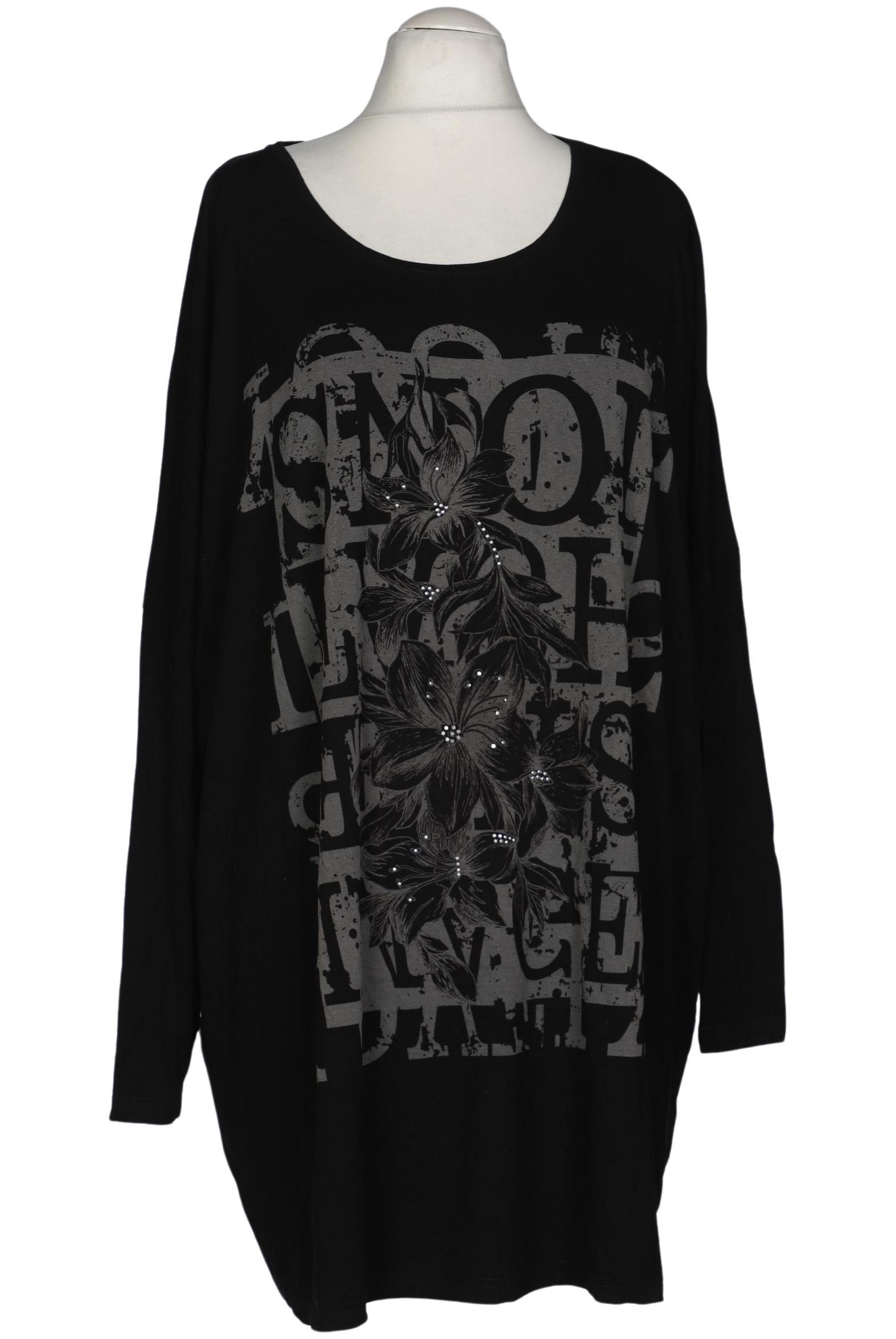 

Ulla Popken Damen T-Shirt, schwarz, Gr. 58