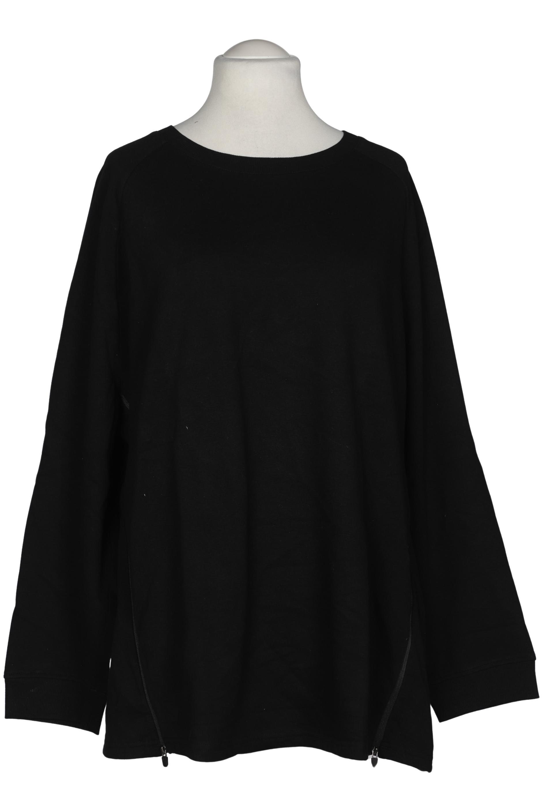 

Ulla Popken Damen Sweatshirt, schwarz, Gr. 54