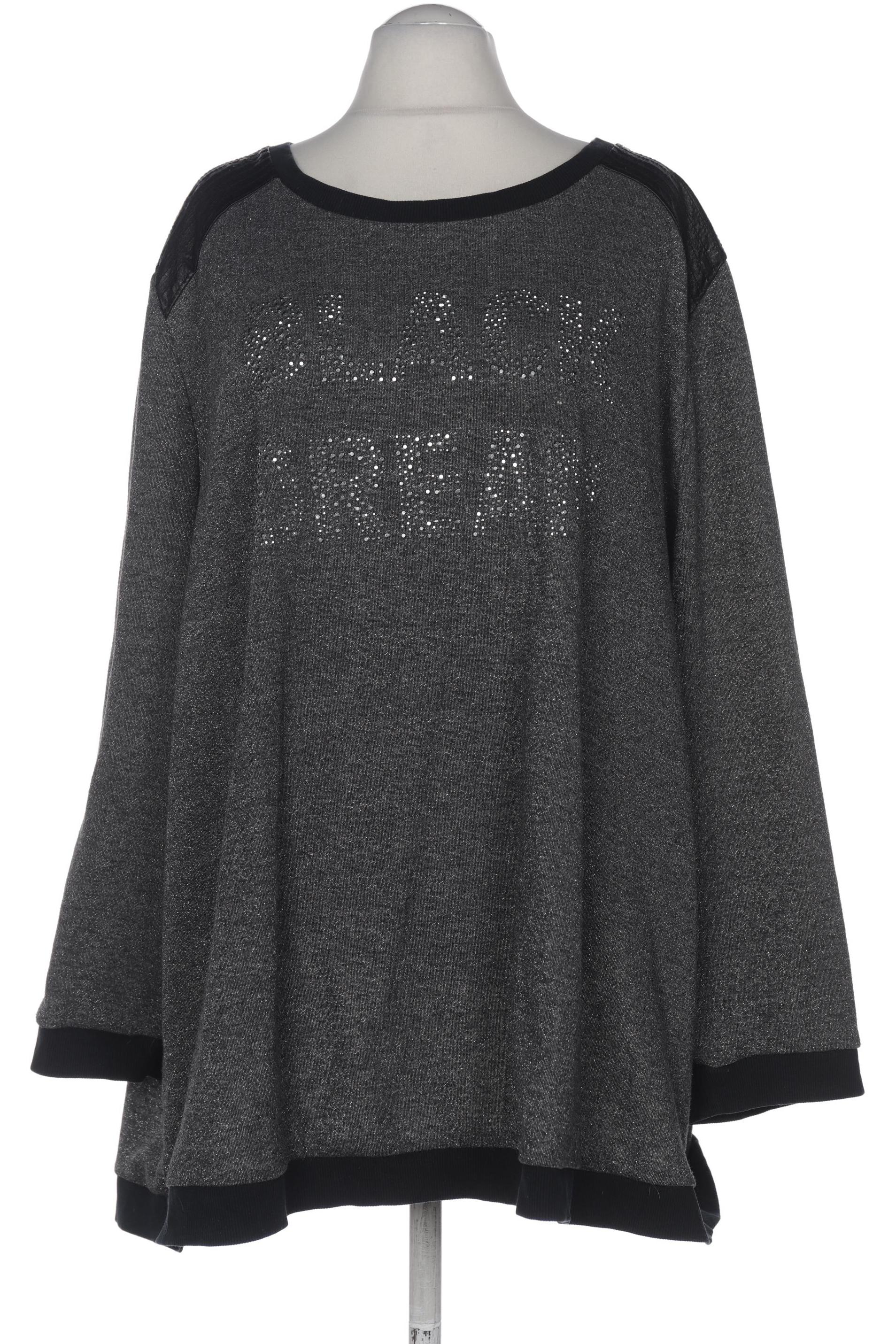 

Ulla Popken Damen Langarmshirt, grau, Gr. 62