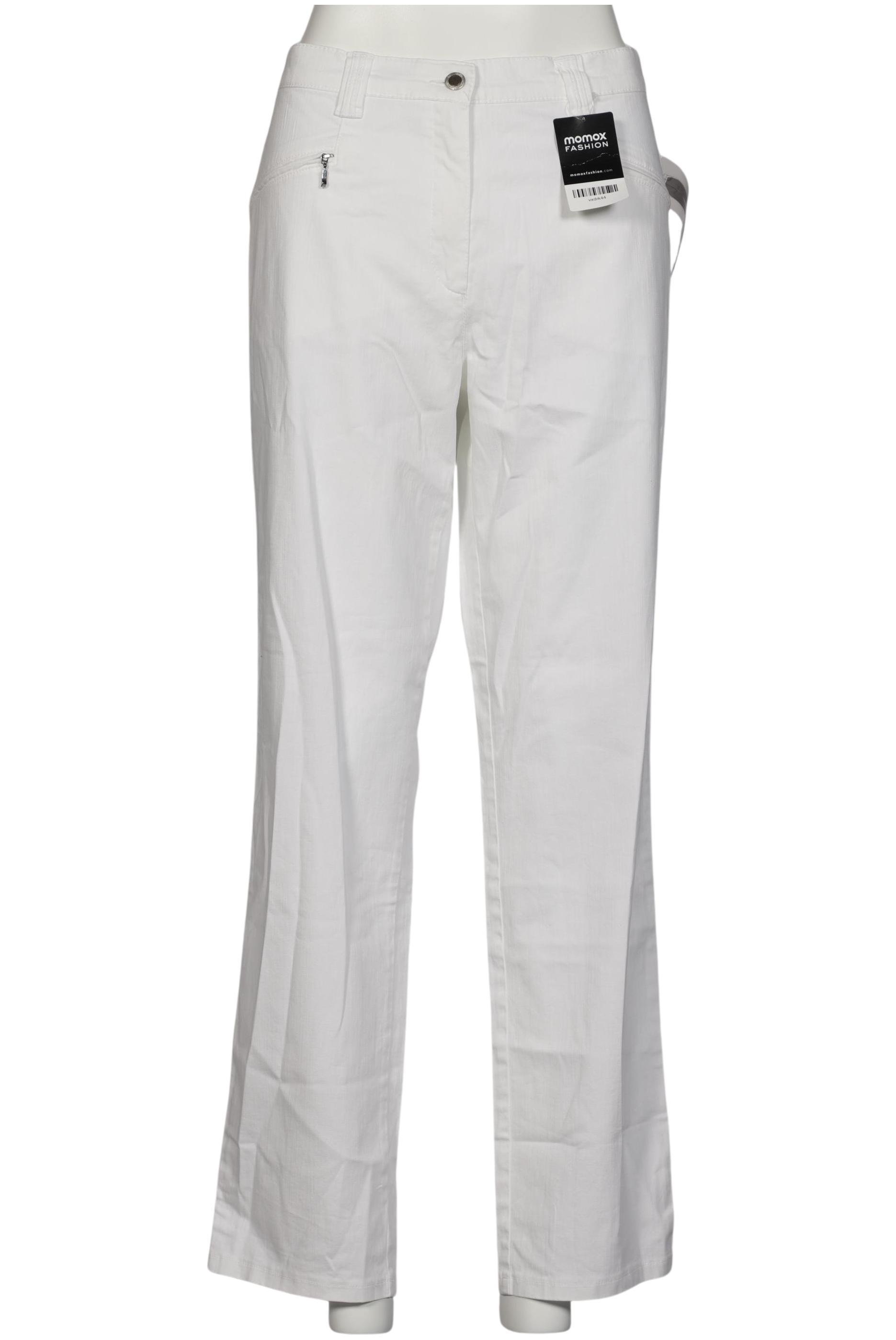 

Ulla Popken Damen Stoffhose, weiß, Gr. 23