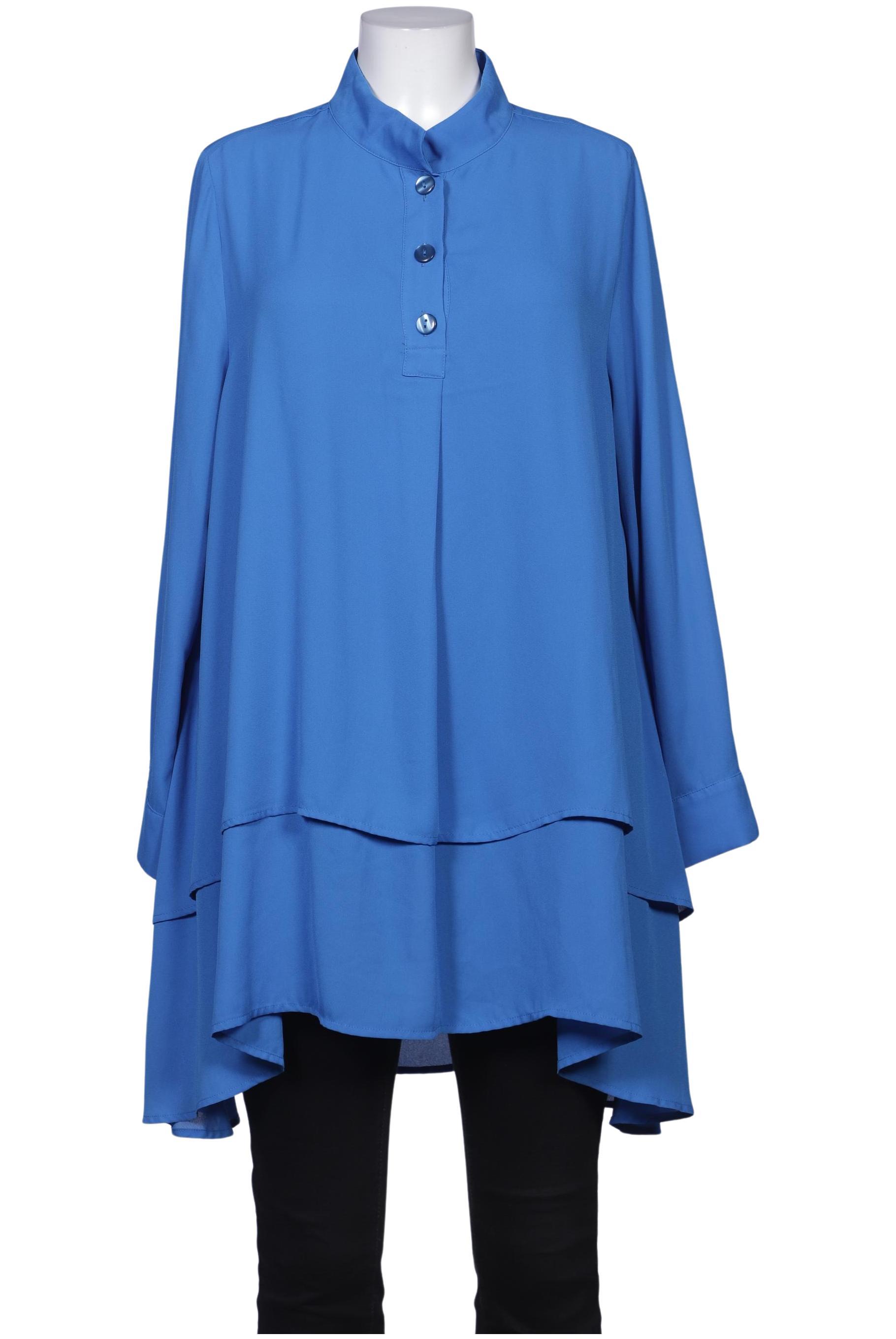 

Ulla Popken Damen Bluse, blau, Gr. 46