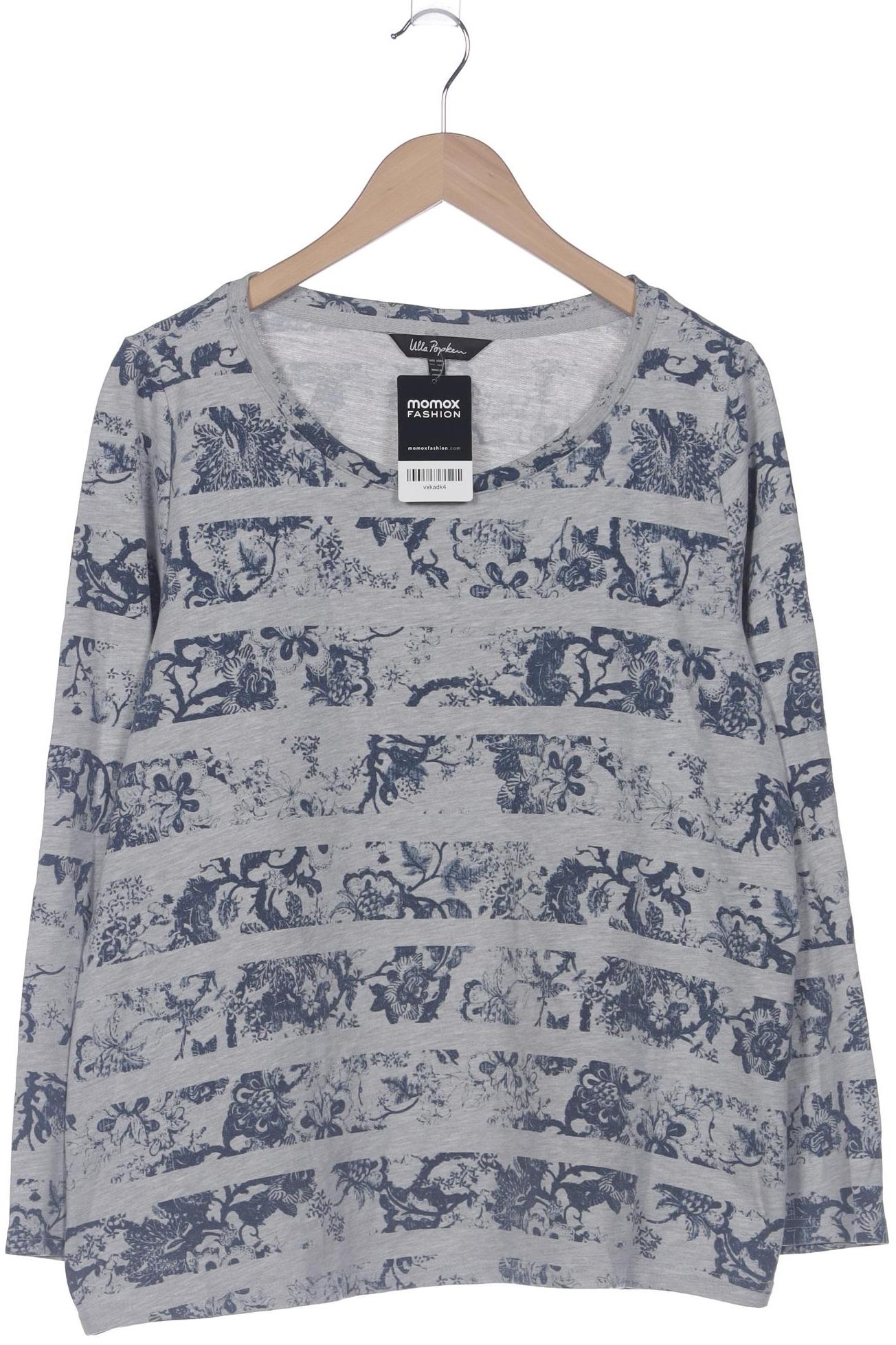 

Ulla Popken Damen Langarmshirt, grau, Gr. 42