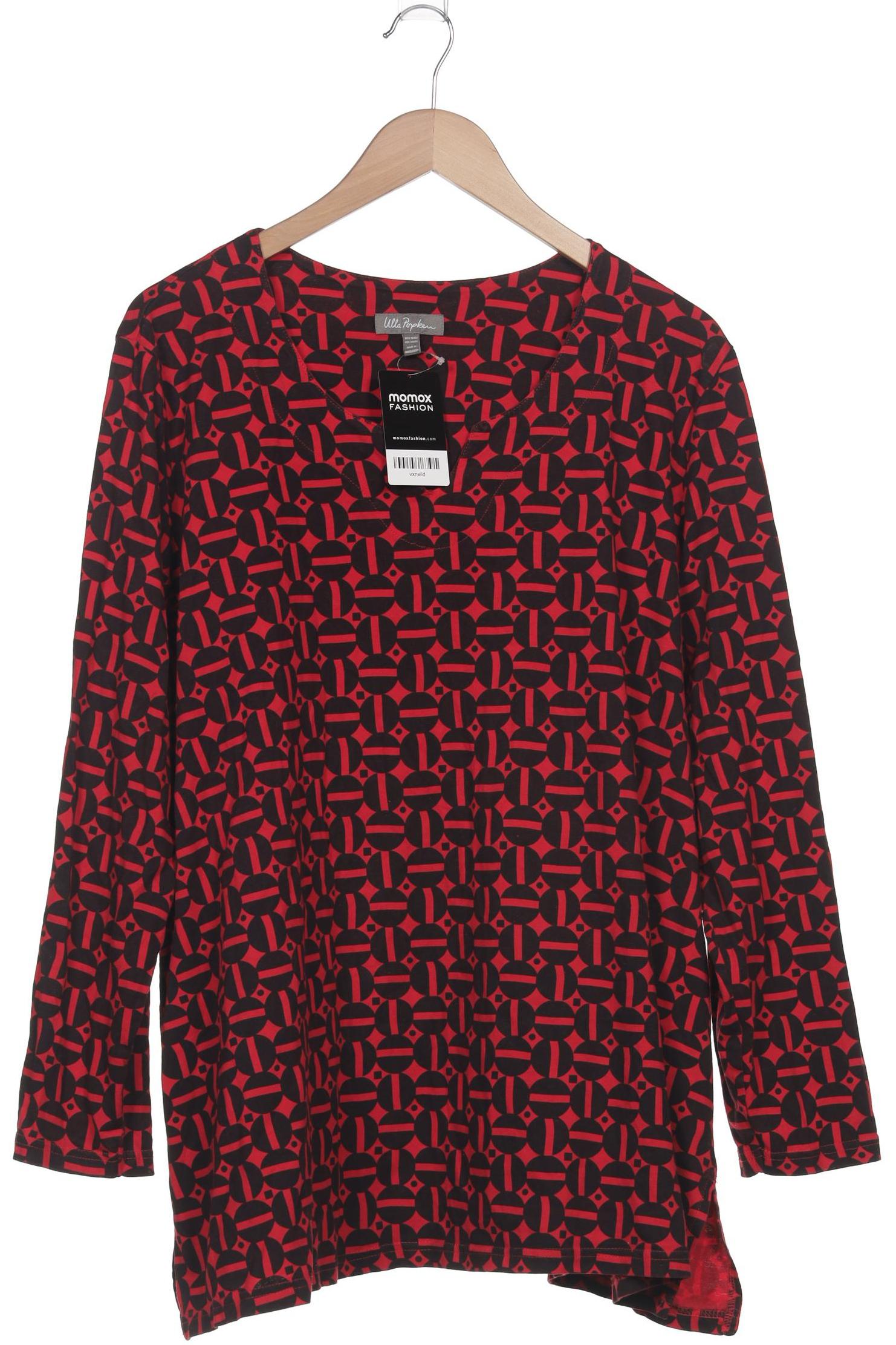 

Ulla Popken Damen Langarmshirt, rot, Gr. 50