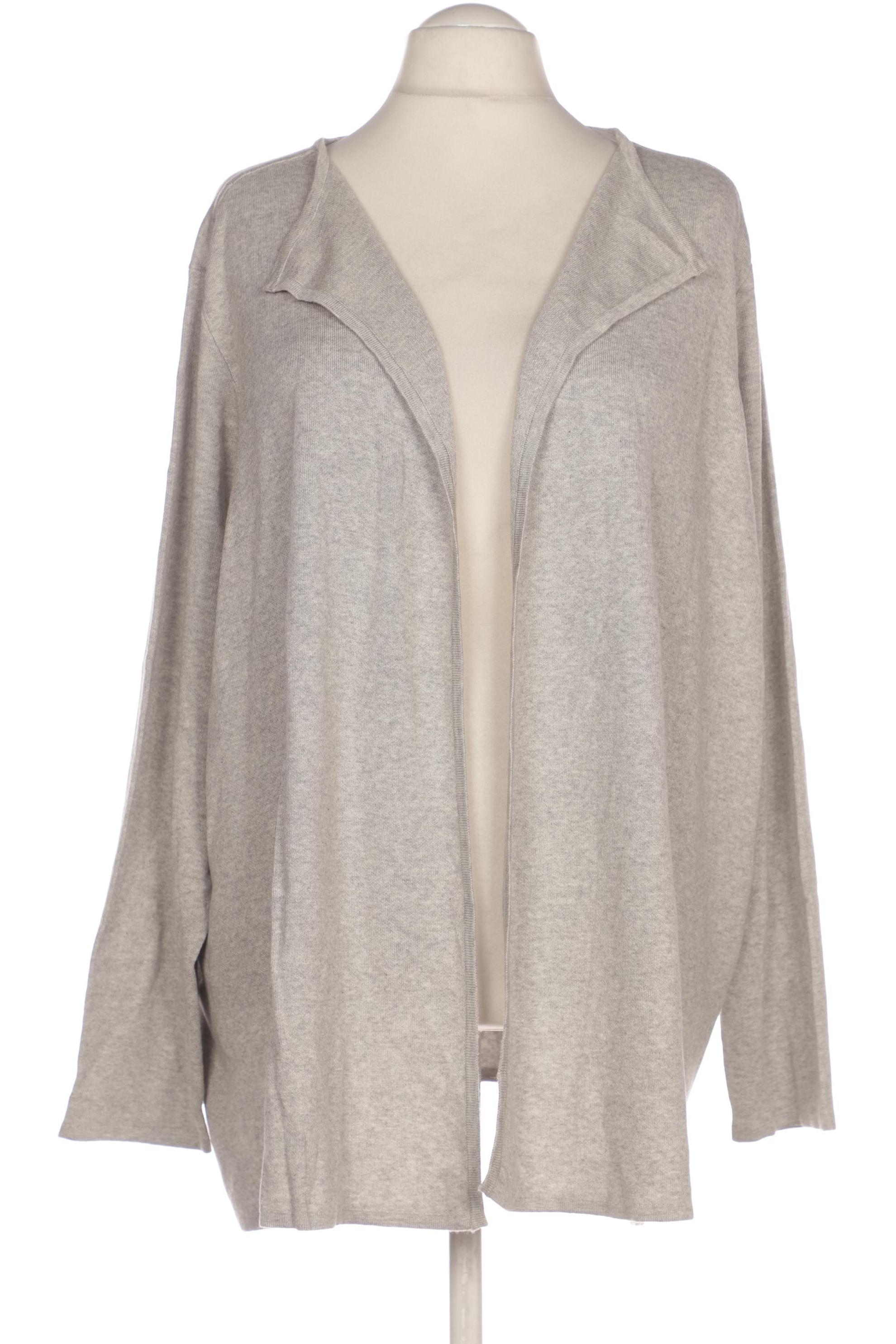 

Ulla Popken Damen Strickjacke, grau, Gr. 58