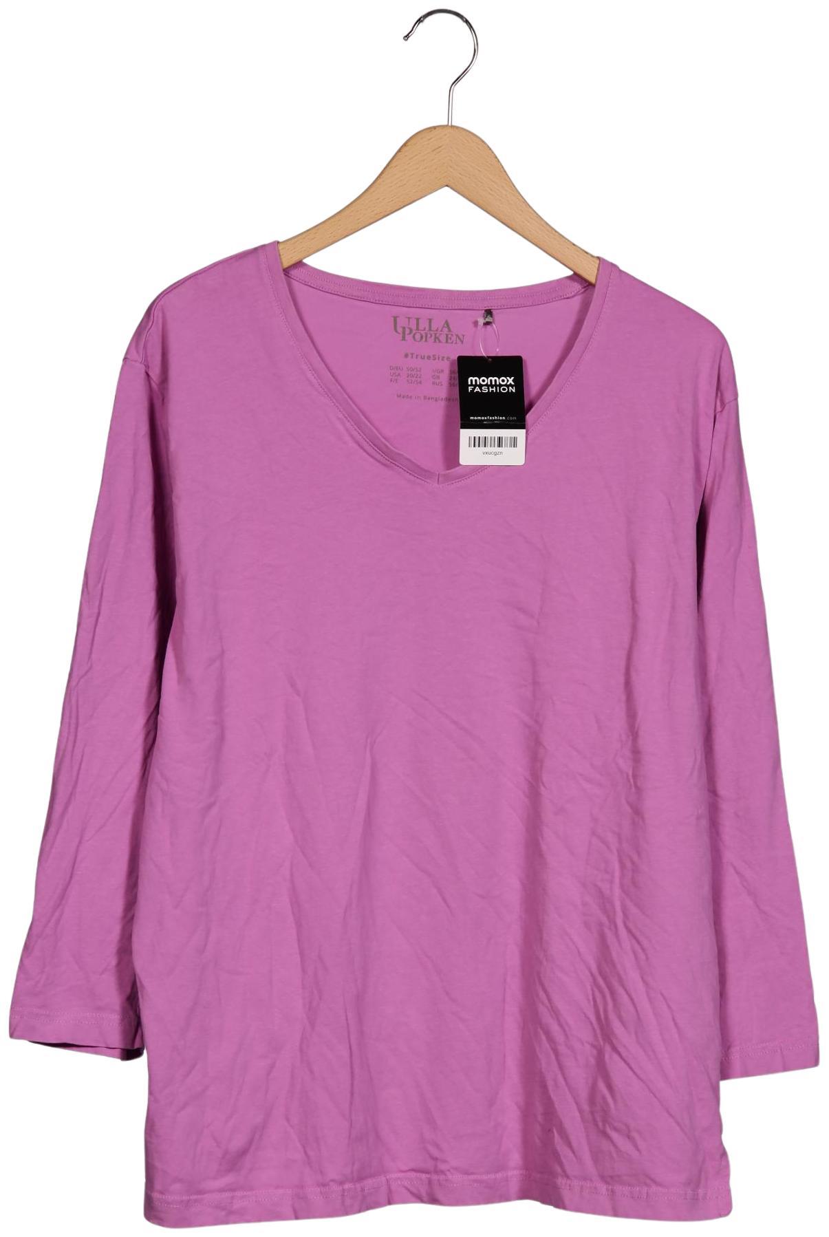 

Ulla Popken Damen Langarmshirt, pink, Gr. 50