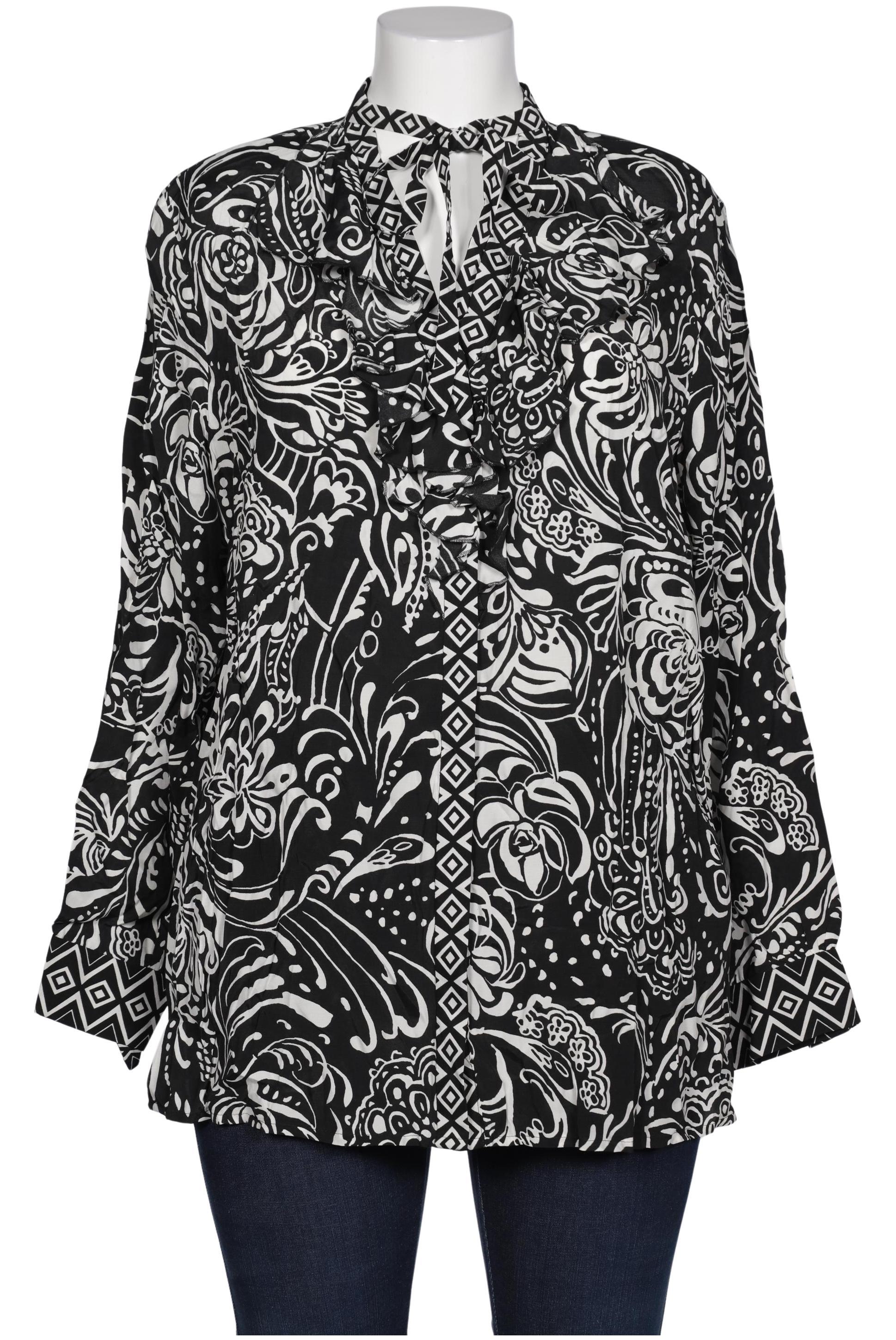 

Ulla Popken Damen Bluse, schwarz, Gr. 46