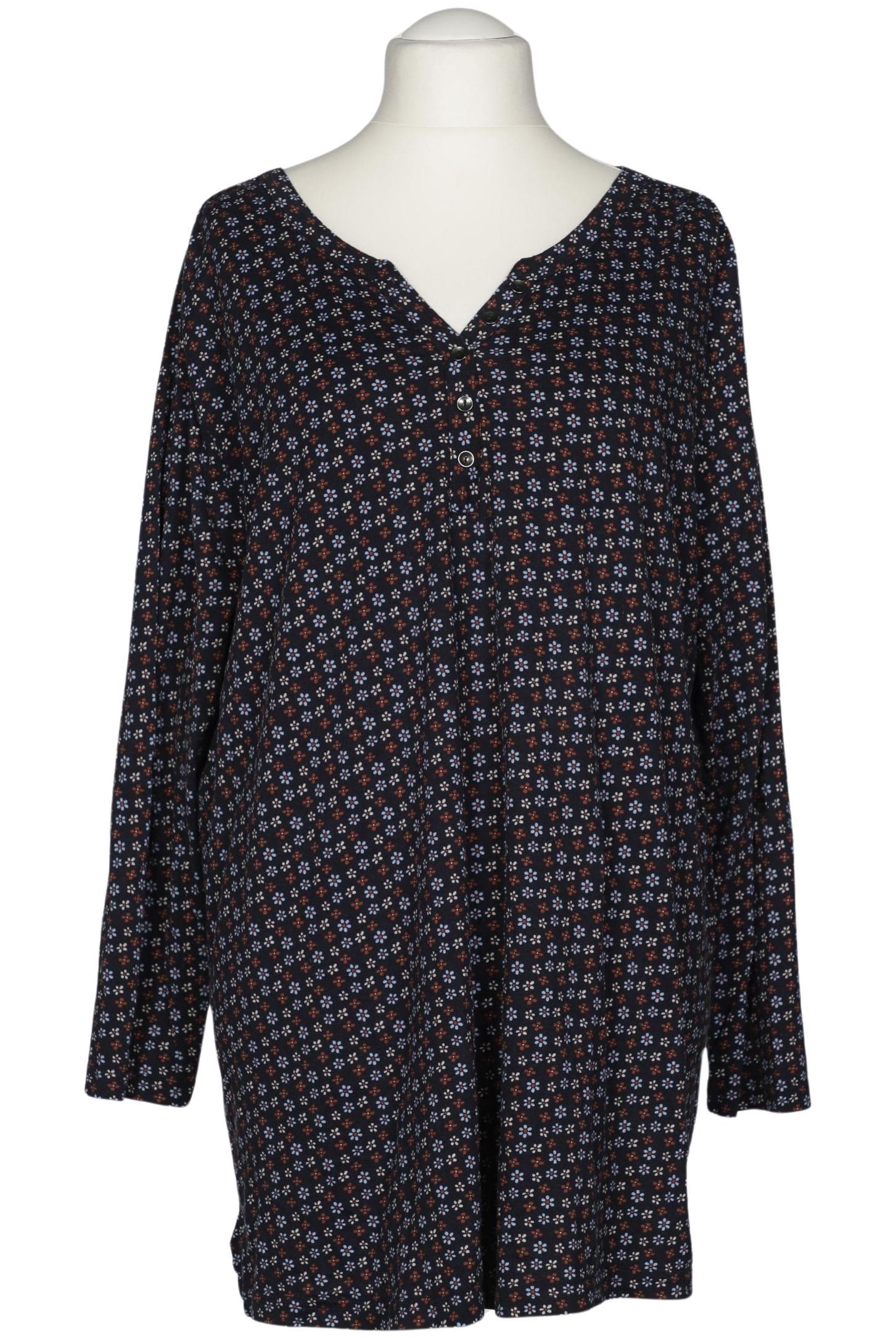 

Ulla Popken Damen Langarmshirt, marineblau, Gr. 54