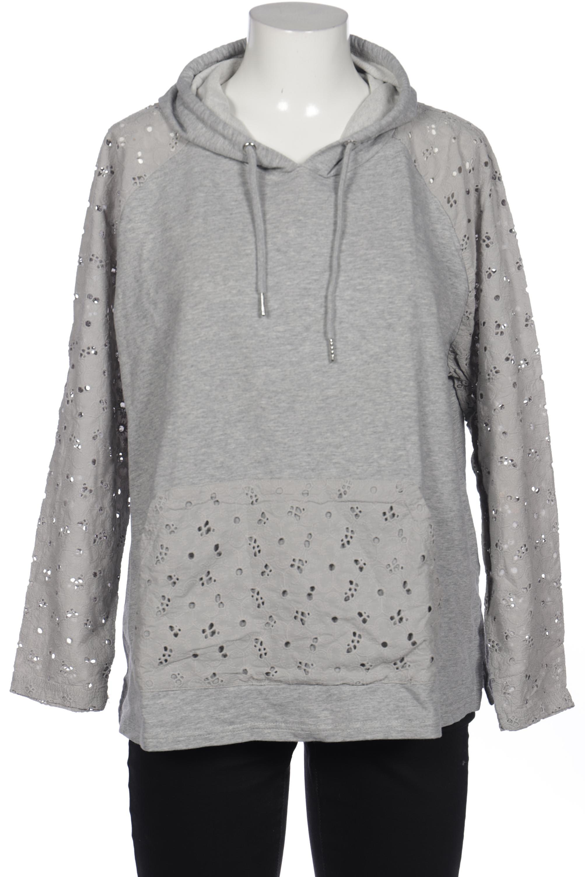 

Ulla Popken Damen Kapuzenpullover, grau