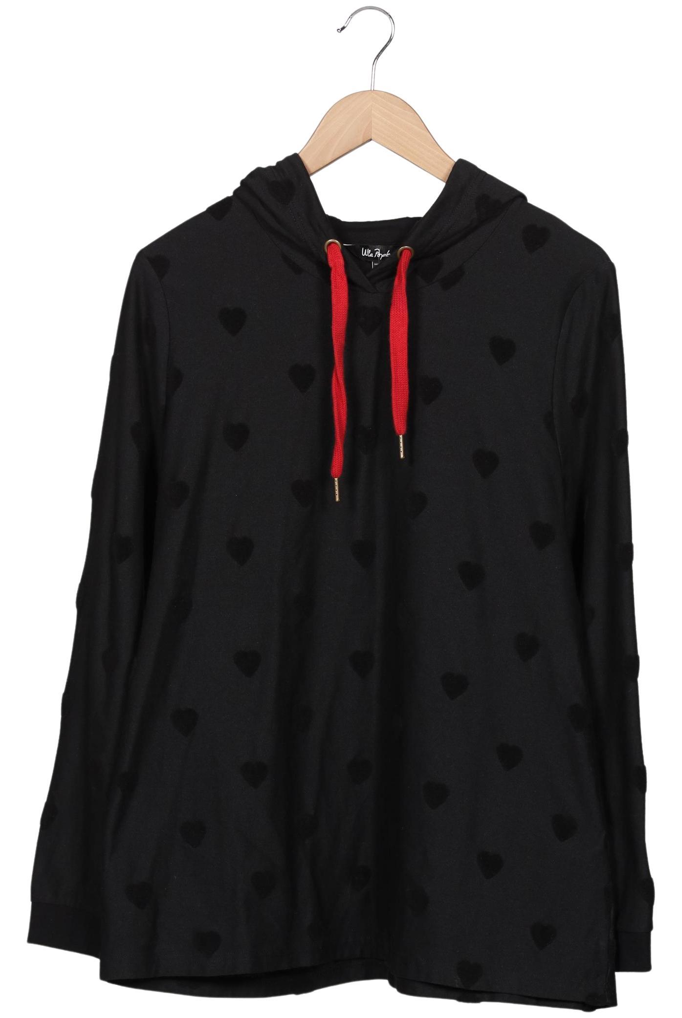 

Ulla Popken Damen Kapuzenpullover, schwarz, Gr. 46