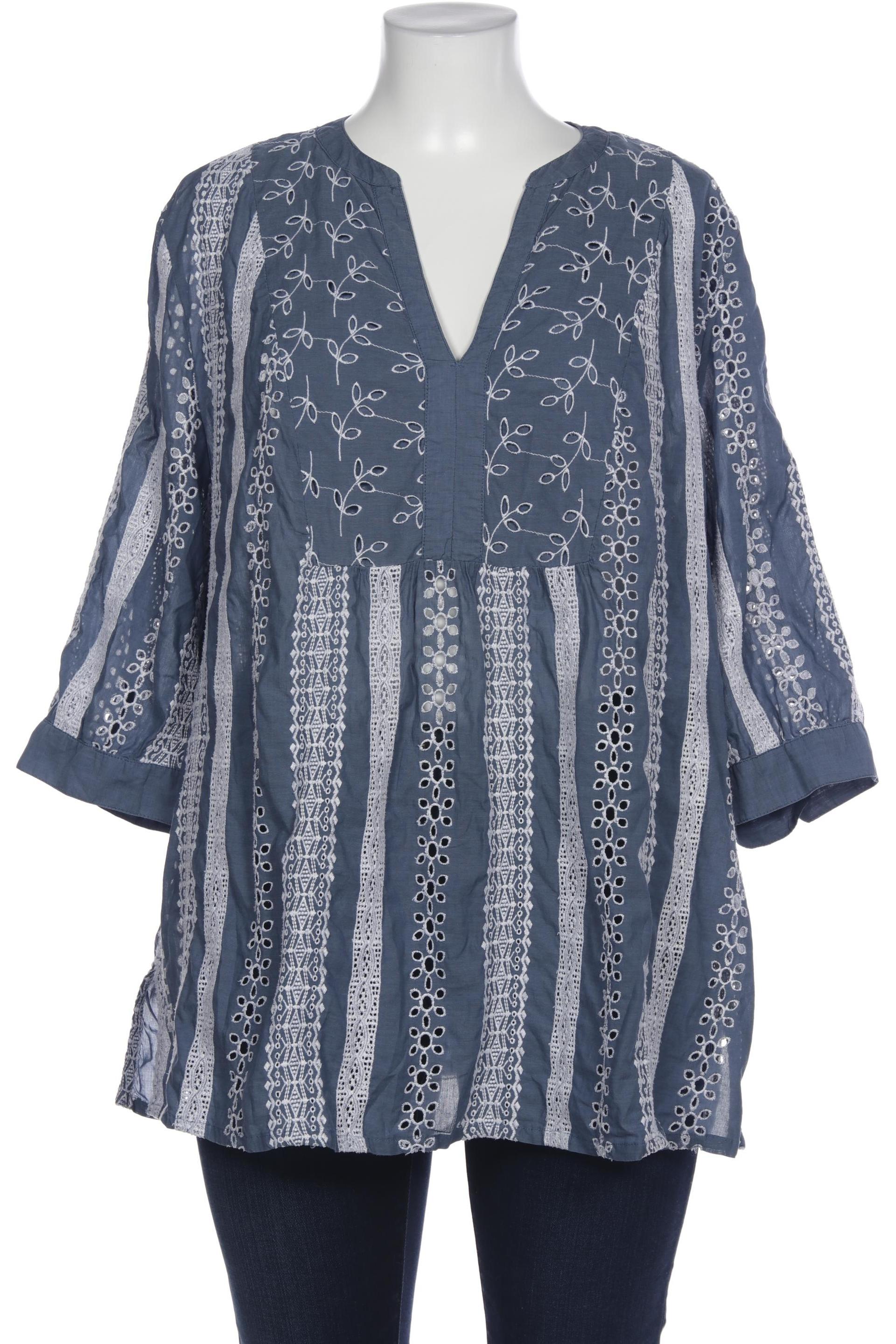 

Ulla Popken Damen Bluse, blau, Gr. 50