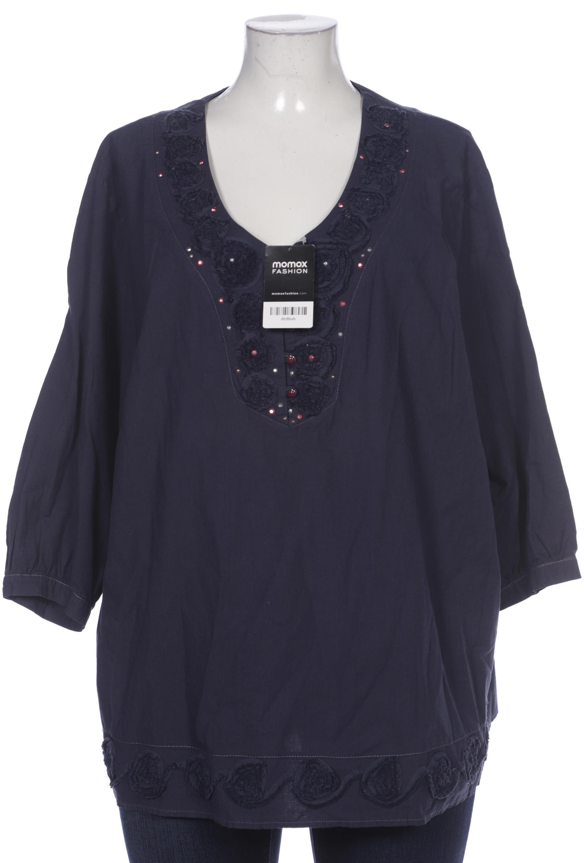 

Ulla Popken Damen Bluse, marineblau, Gr. 48