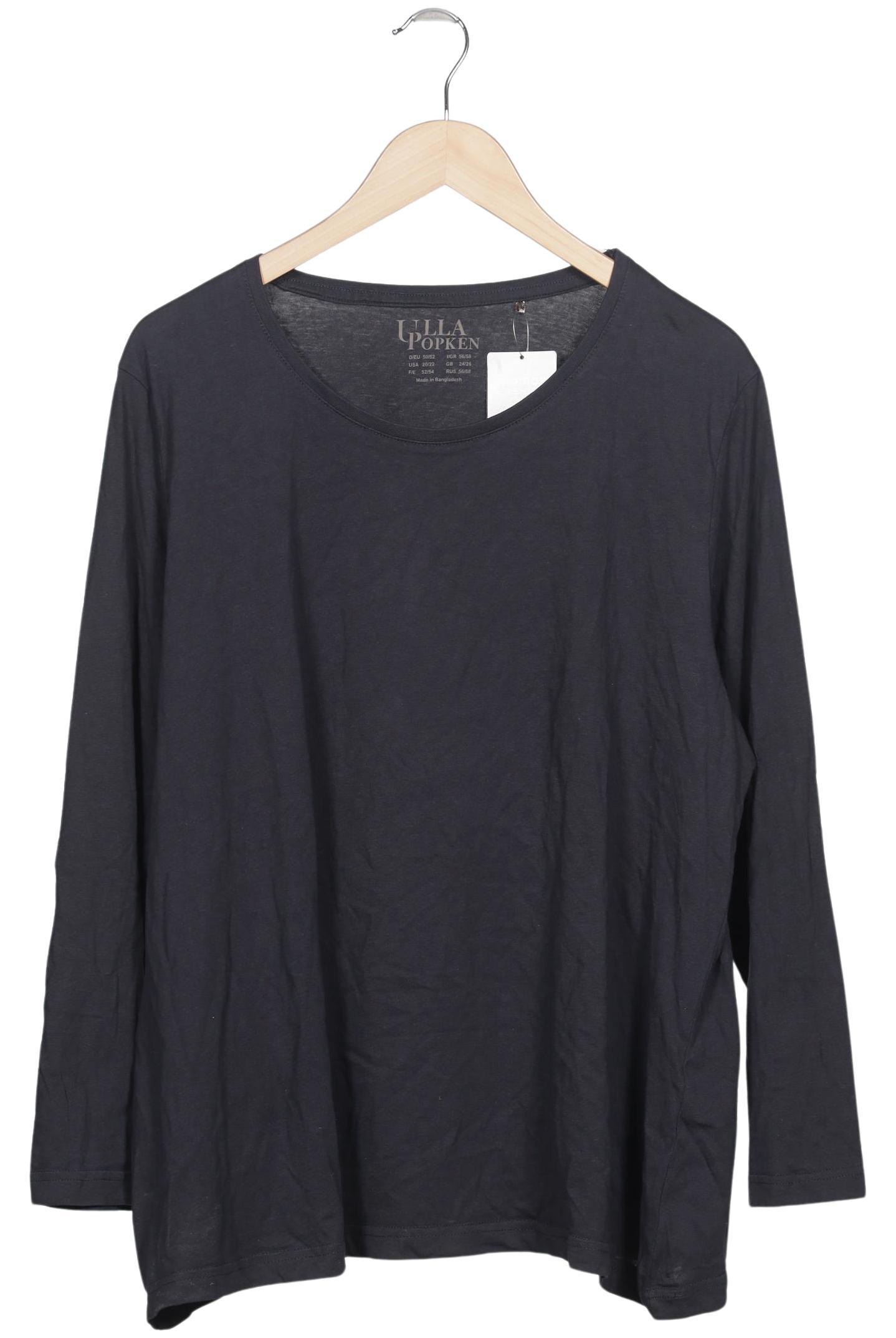 

Ulla Popken Damen Langarmshirt, grau, Gr. 50