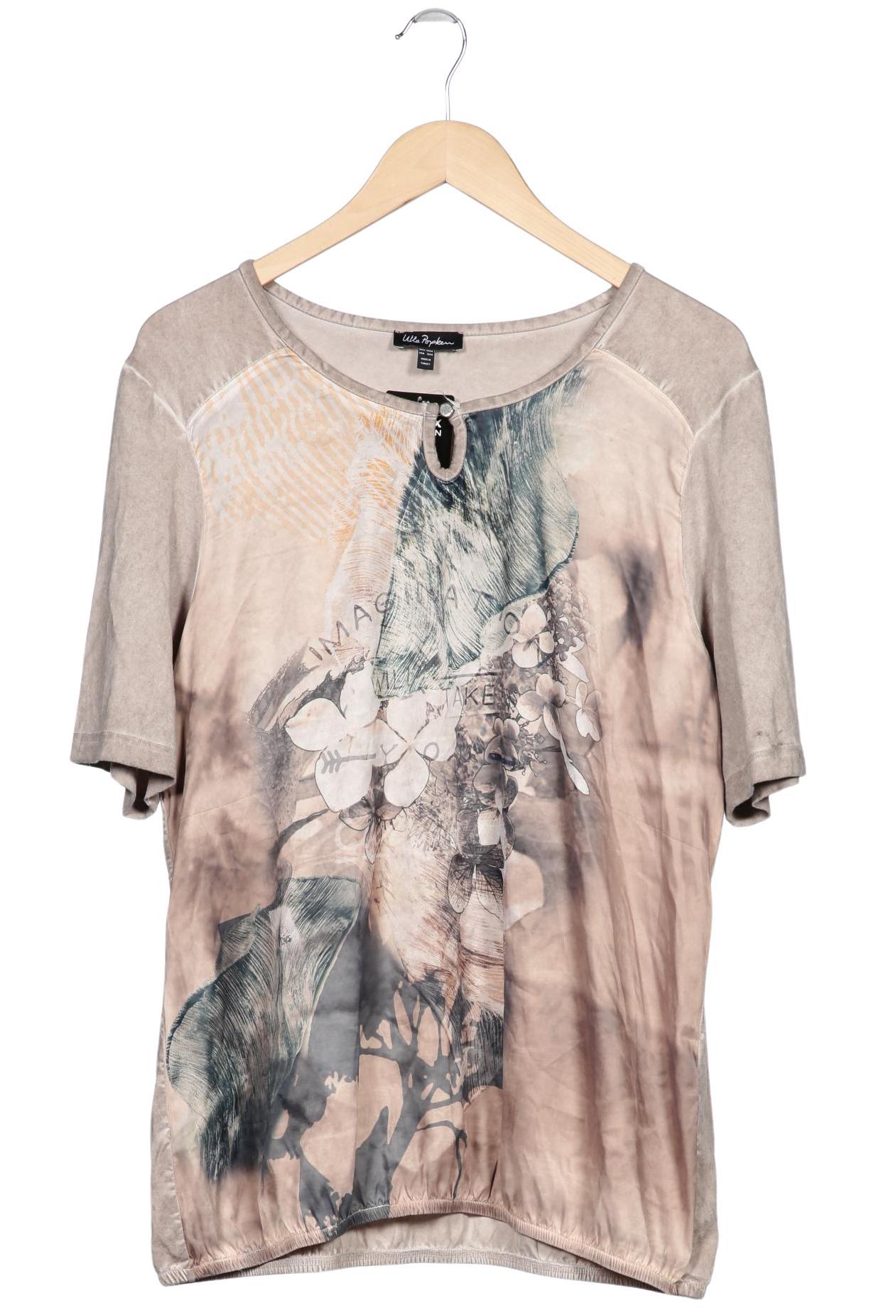 

Ulla Popken Damen T-Shirt, beige, Gr. 42