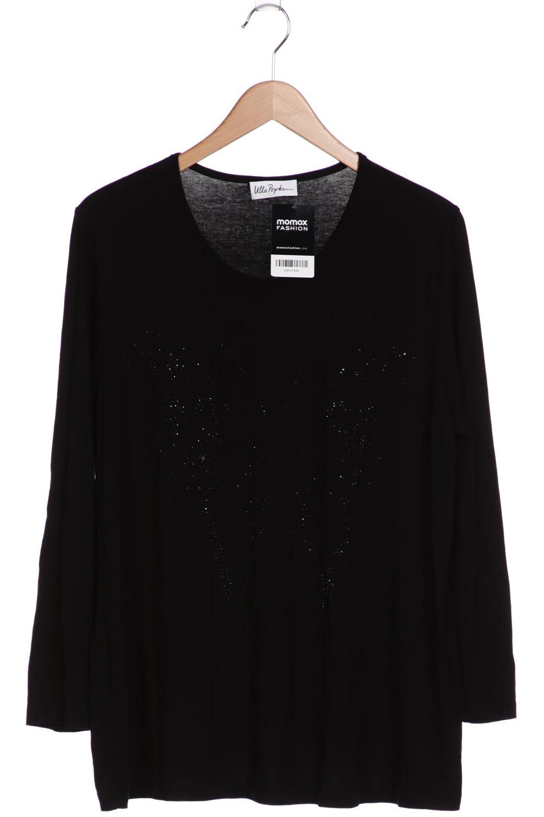 

Ulla Popken Damen Langarmshirt, schwarz, Gr. 46