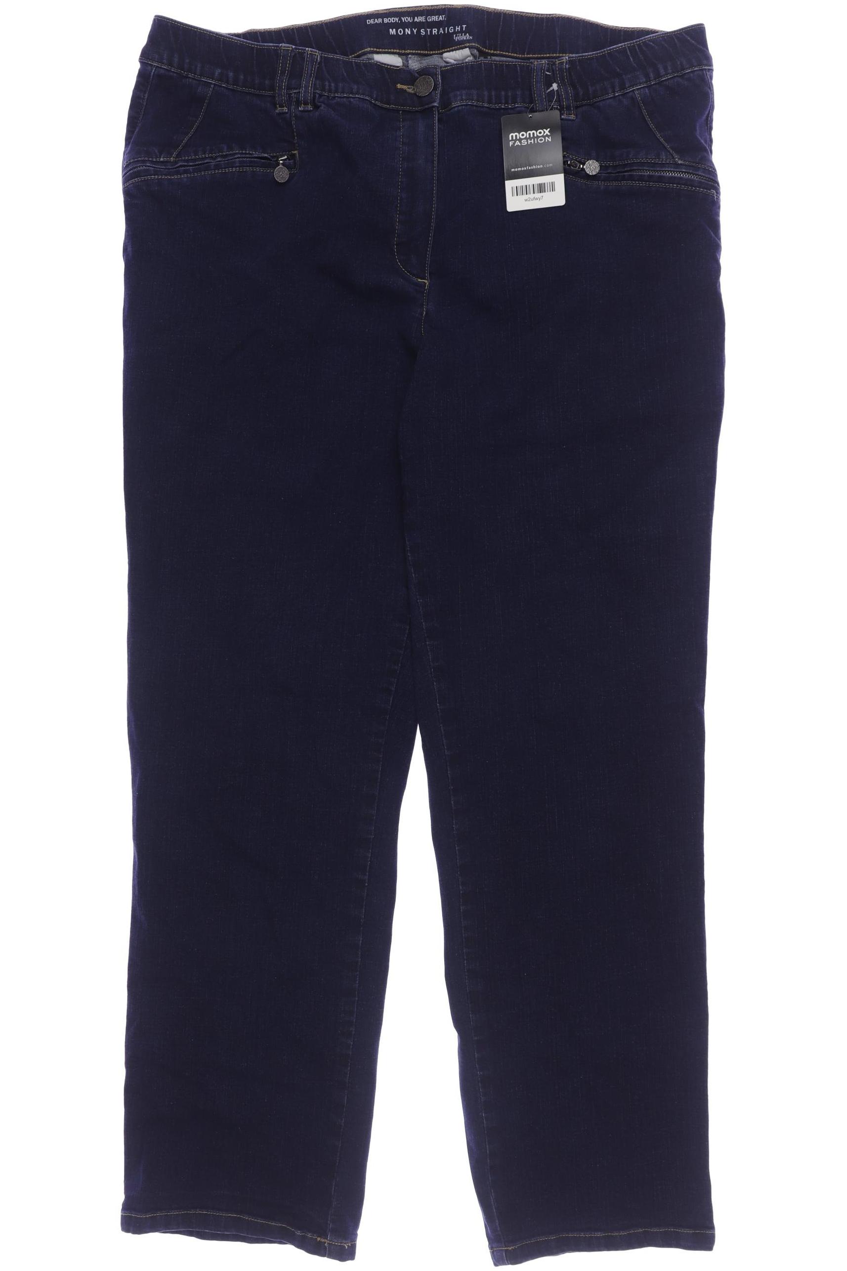 

Ulla Popken Damen Jeans, marineblau, Gr. 50