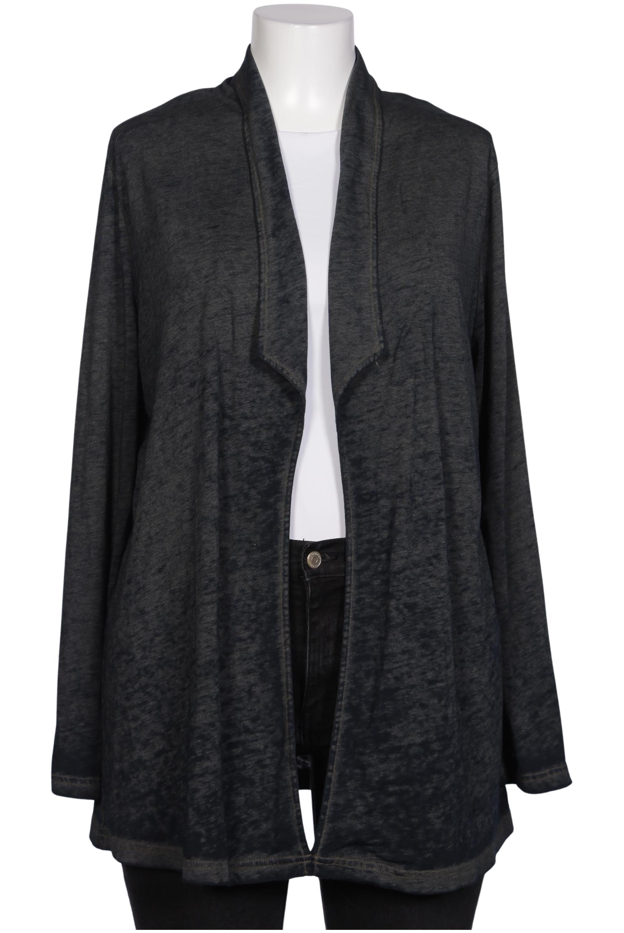 

Ulla Popken Damen Strickjacke, grau, Gr. 46