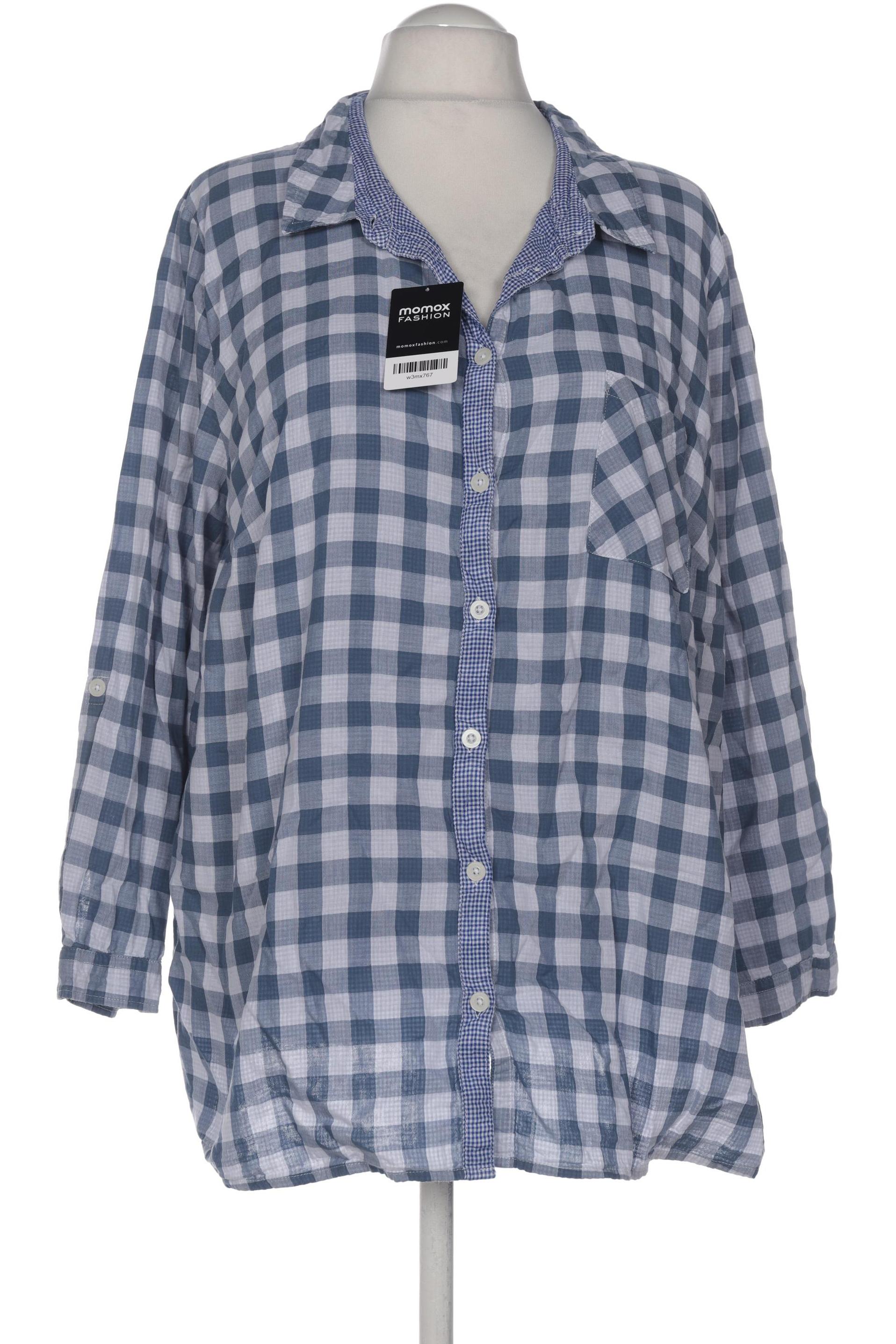 

Ulla Popken Damen Bluse, blau, Gr. 54