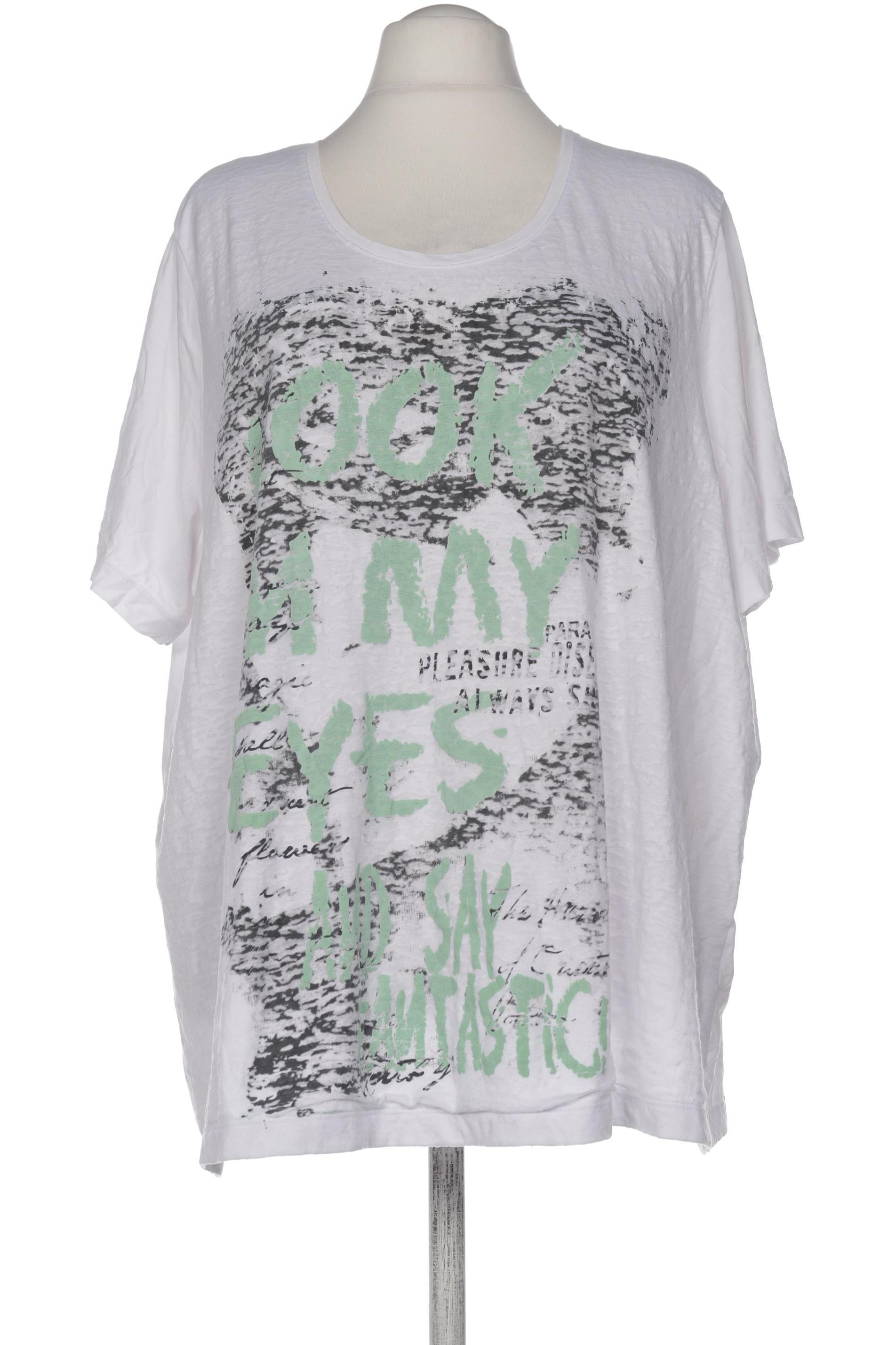 

Ulla Popken Damen T-Shirt, weiß, Gr. 52