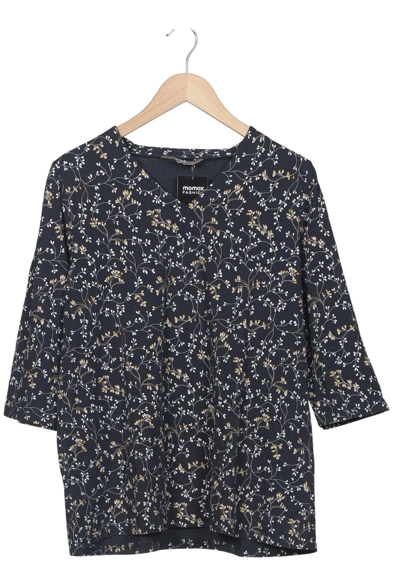 

Ulla Popken Damen Langarmshirt, marineblau, Gr. 46