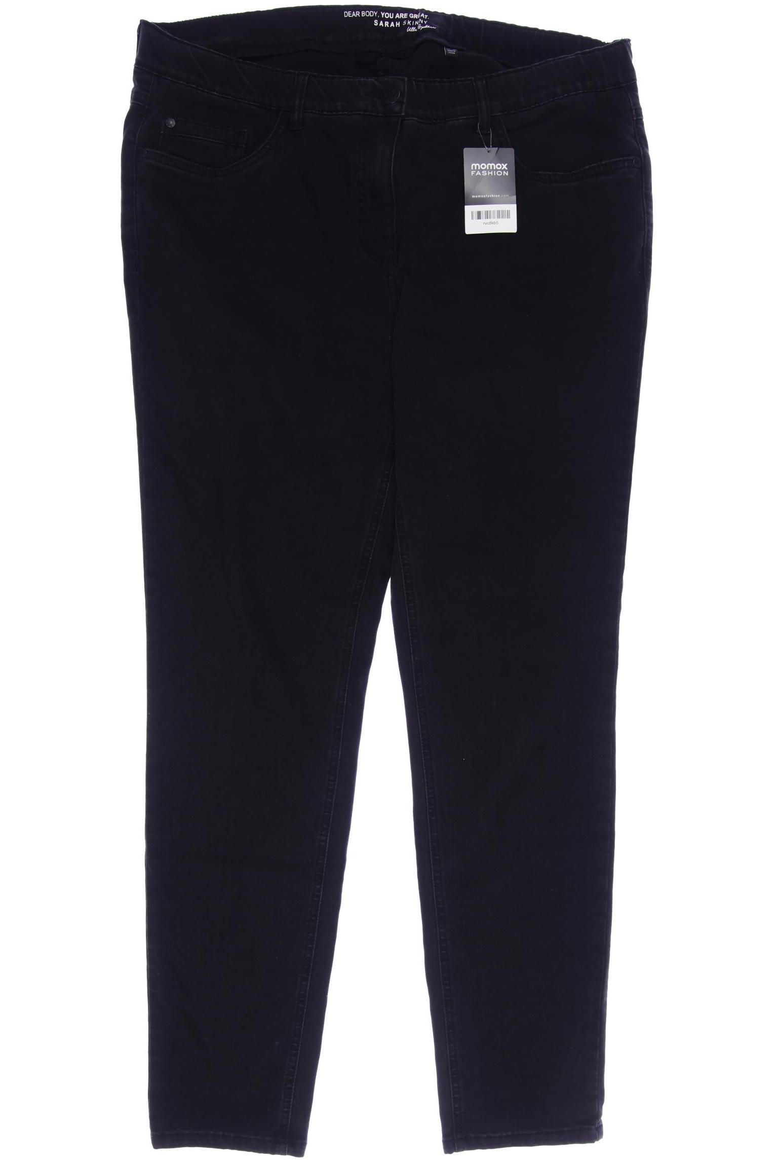 

Ulla Popken Damen Jeans, schwarz, Gr. 100