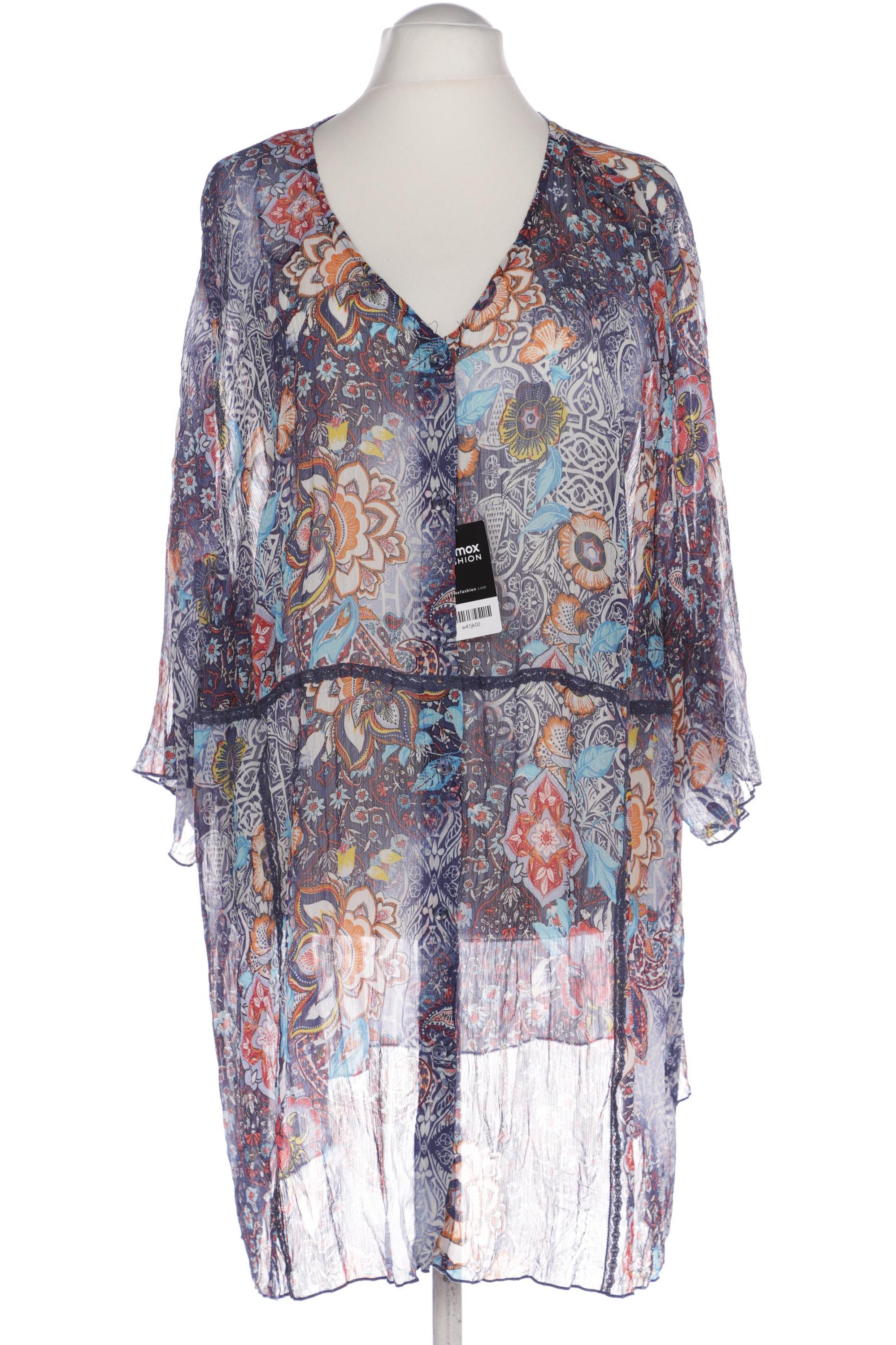 

Ulla Popken Damen Bluse, blau, Gr. 58