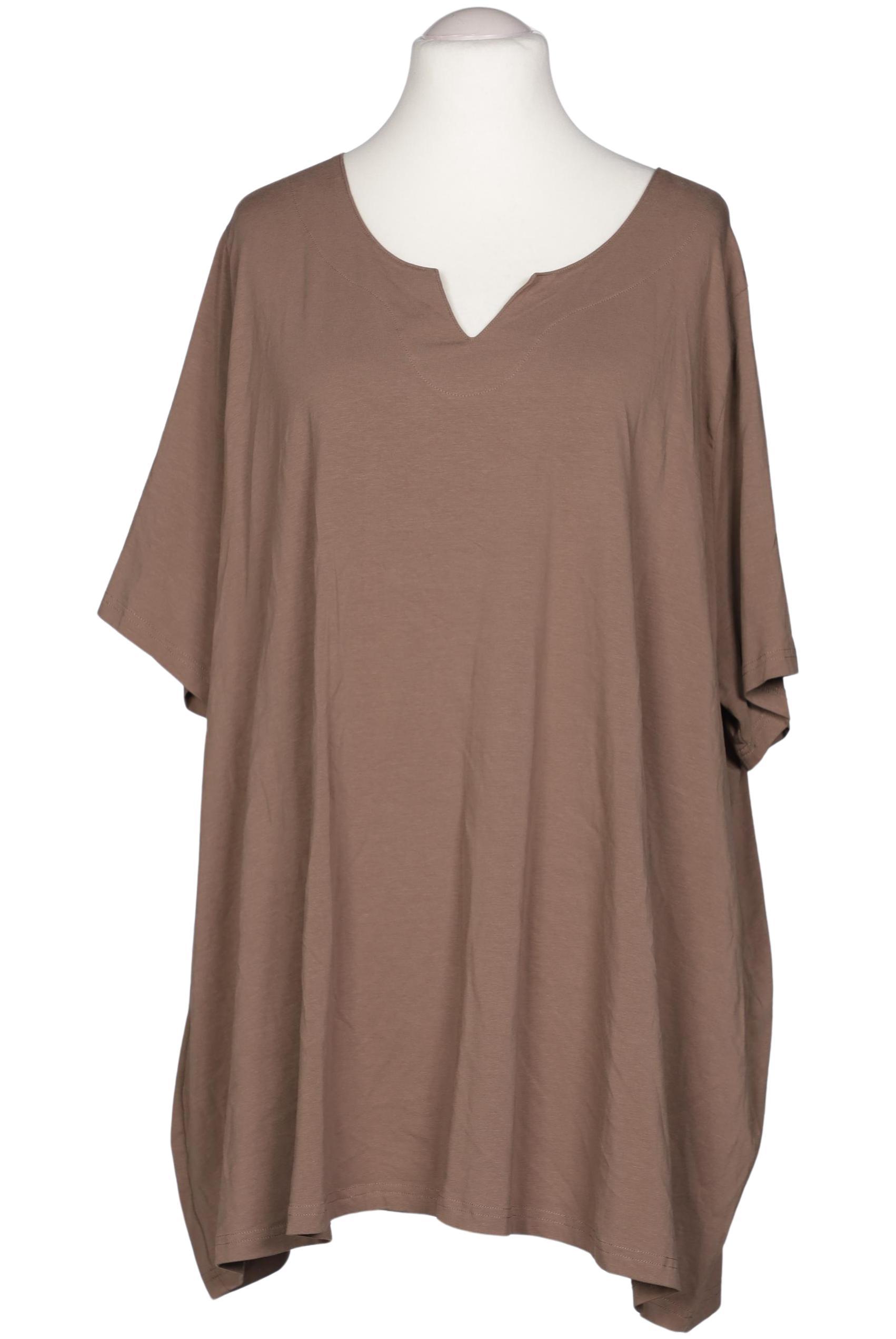 

Ulla Popken Damen T-Shirt, braun, Gr. 58