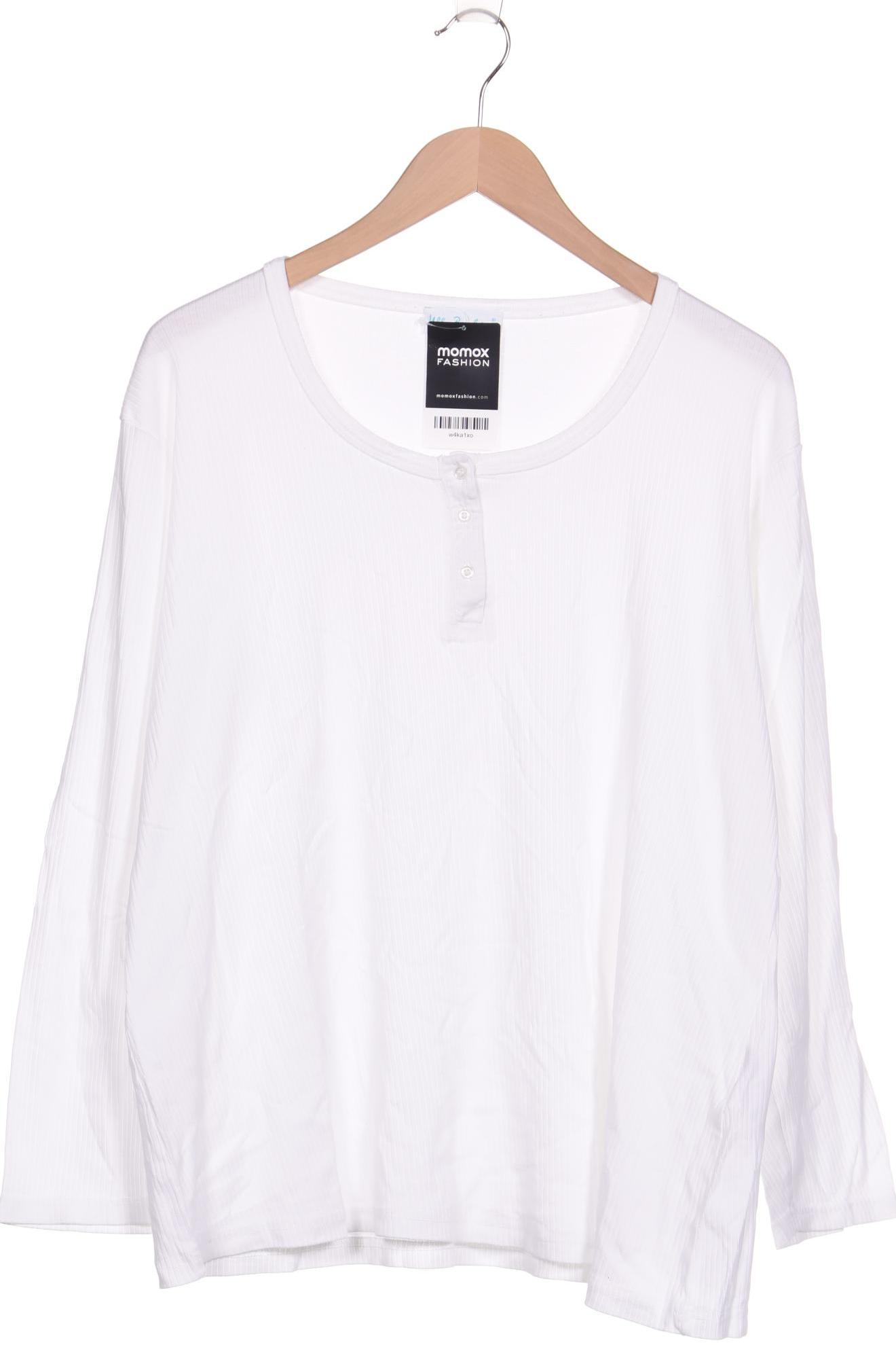 

Ulla Popken Damen Langarmshirt, weiß