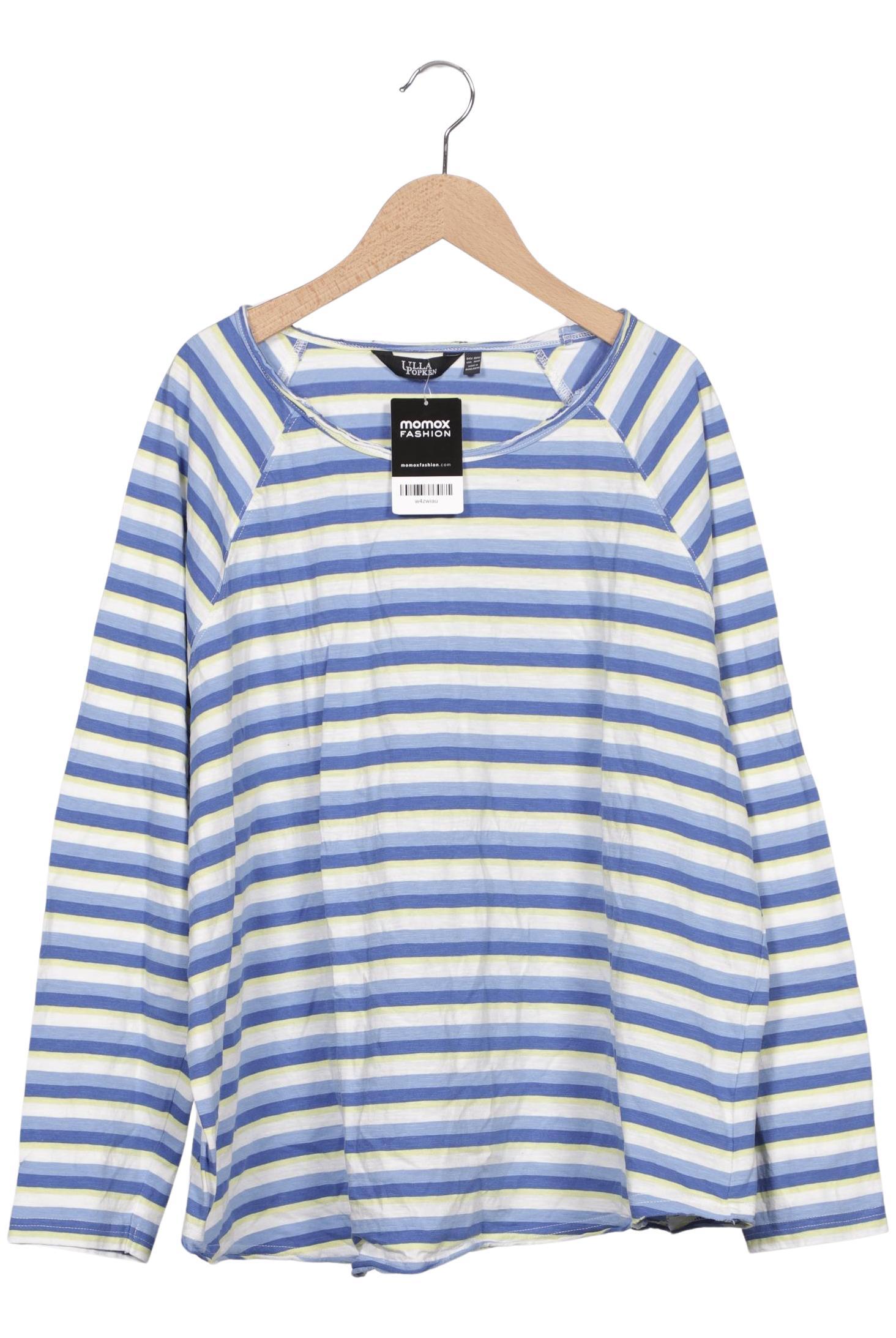 

Ulla Popken Damen Langarmshirt, blau, Gr. 50